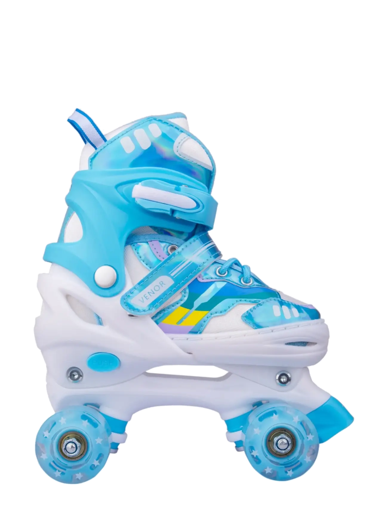 VENOR Ignite Led Side-By-Side Rulleskøjter, 30/33EU, Outdoor Spielzeug, Blau - Rollerblades, Kinder