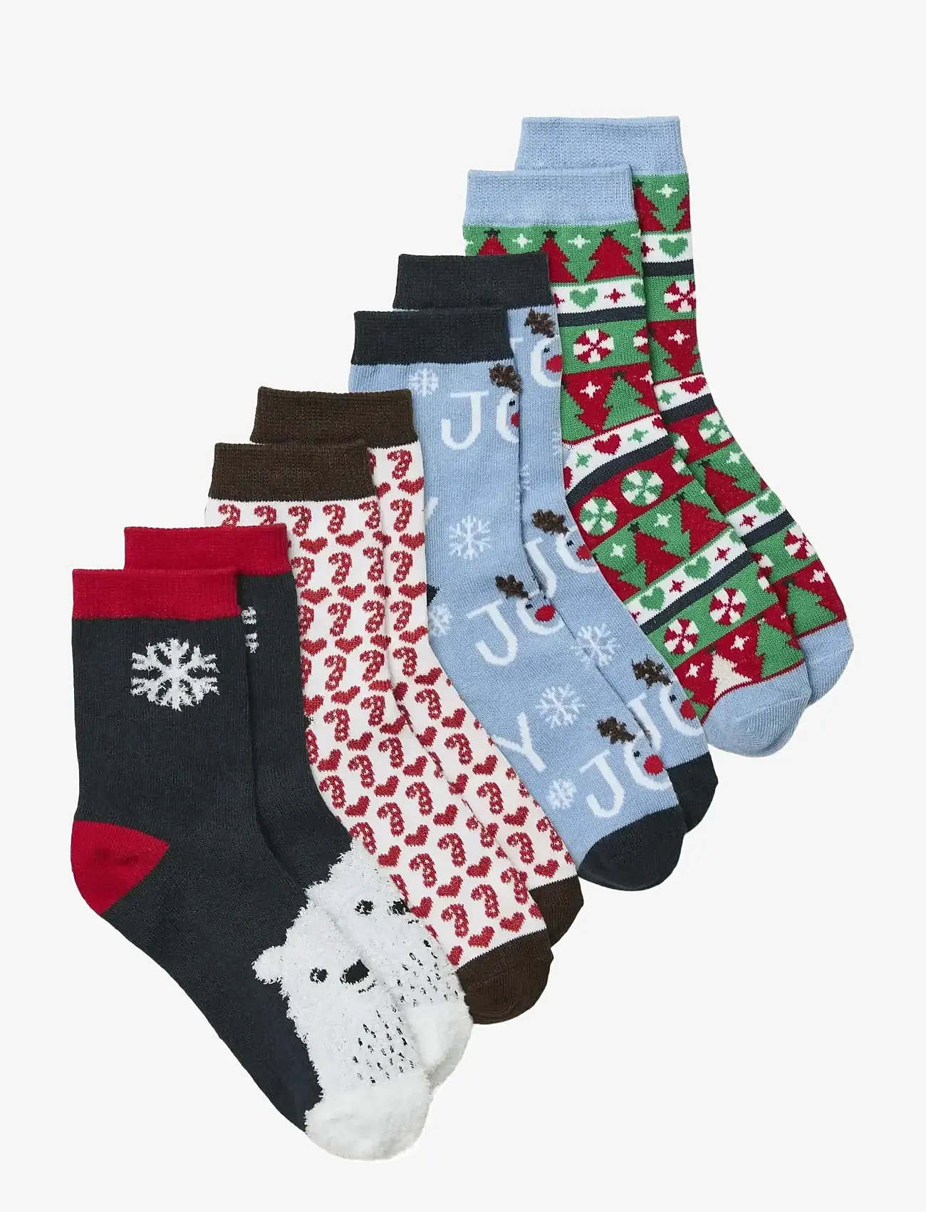 Vero Moda Girl - VMELF SOCKS GIFTBOX XMAS GIRL - strømper - glacier lake - 0