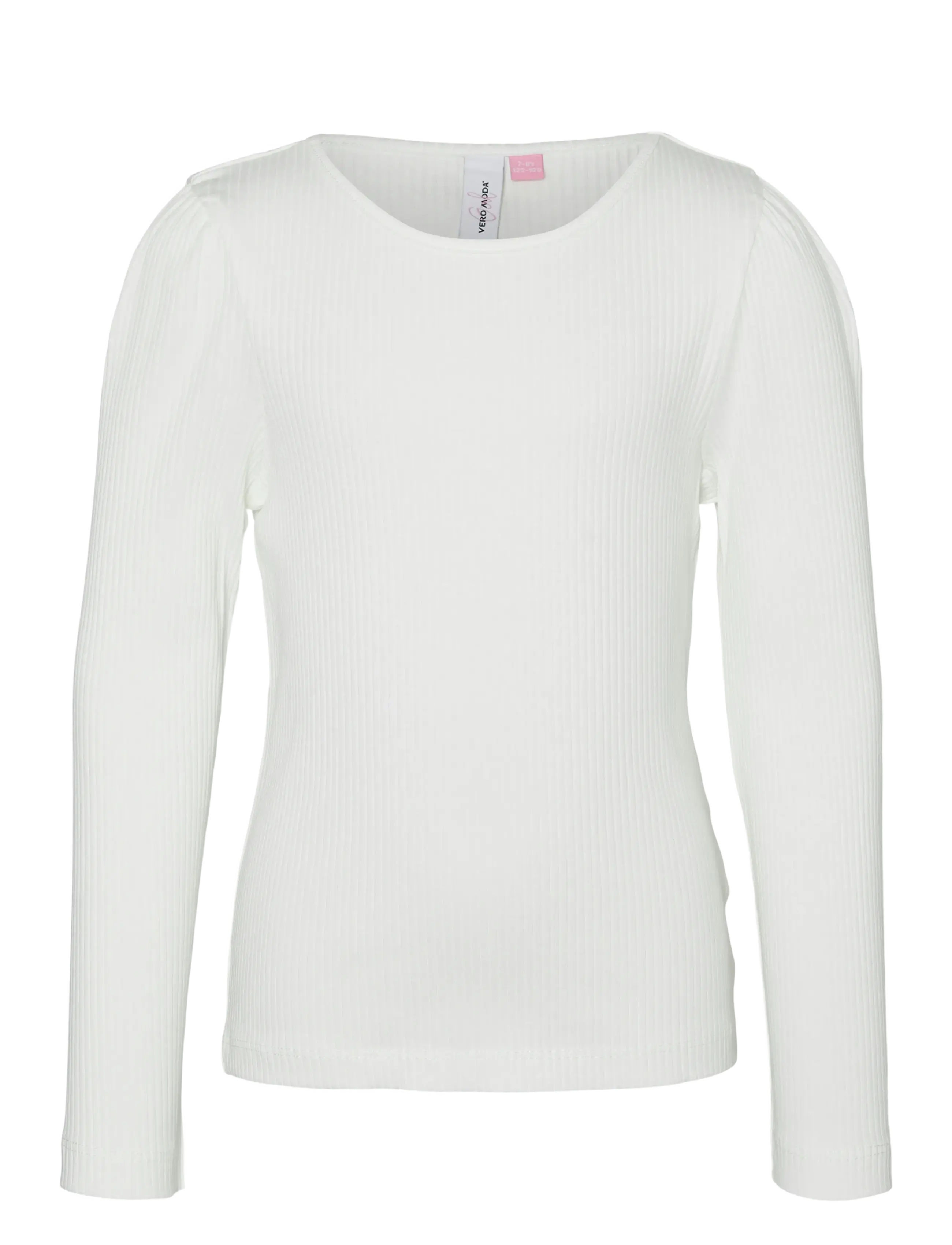 VERO MODA Mädchen Vmlavender Ls Oberteil Mädchen Noos Weiß - 116 - Kinder