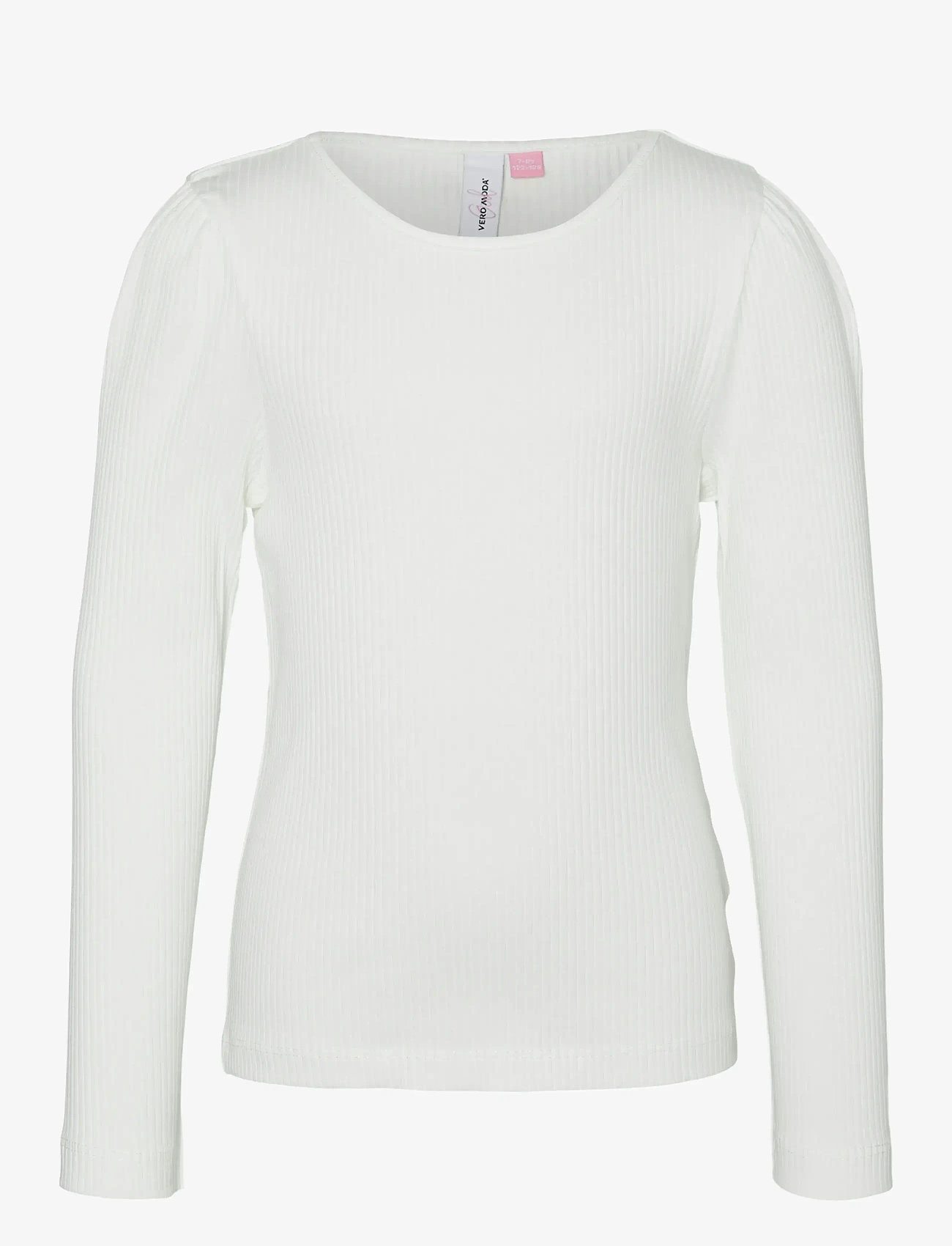 Vero Moda Girl - VMLAVENDER LS TOP GIRL NOOS - långärmade t-shirts - snow white - 0