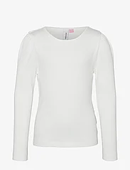 Vero Moda Girl - VMLAVENDER LS TOP GIRL NOOS - long-sleeved t-shirts - snow white - 0