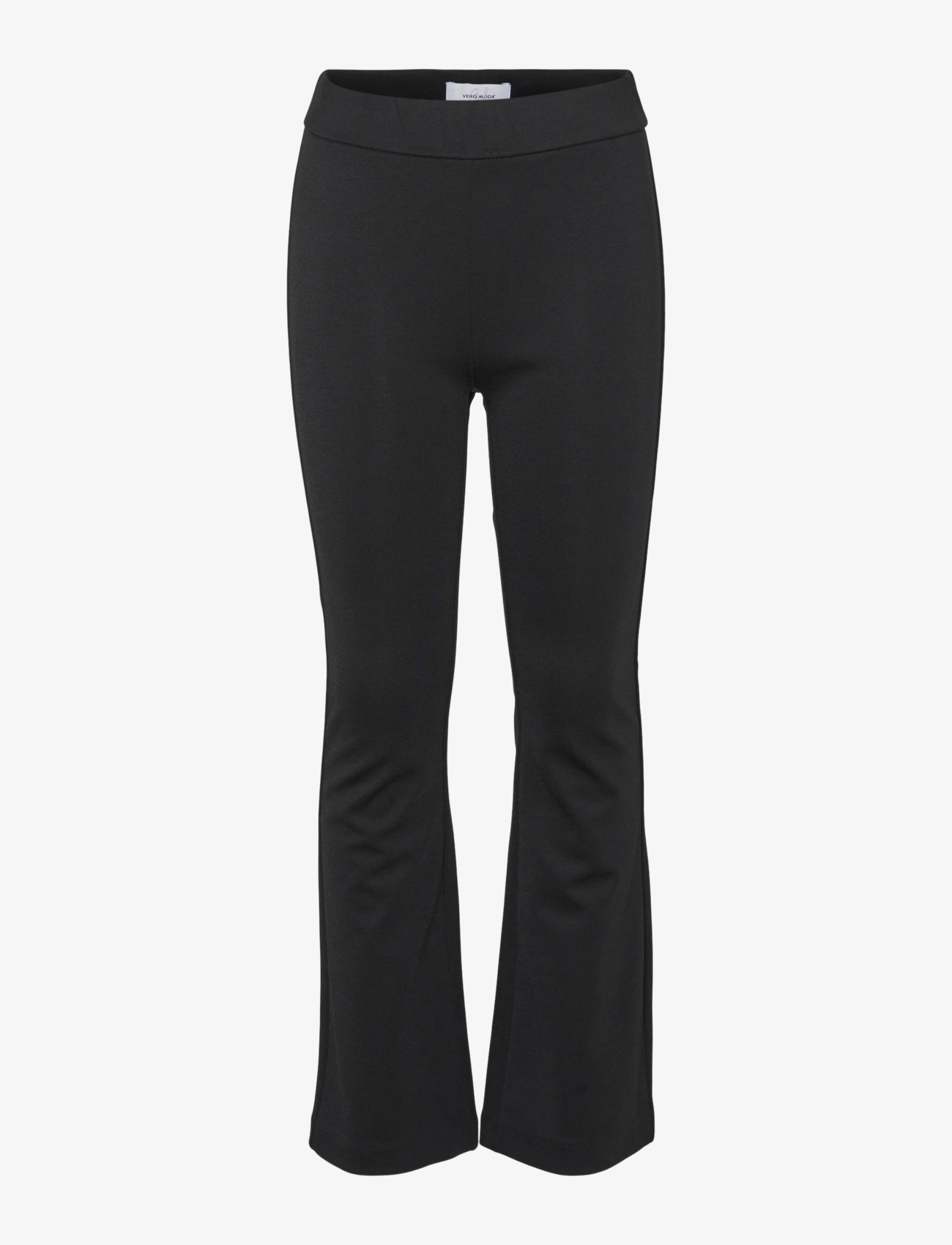 VERO MODA Mädchen Vmluccakamma Mw Flared Hose Mädchen Noos Schwarz - 158 - Kinder