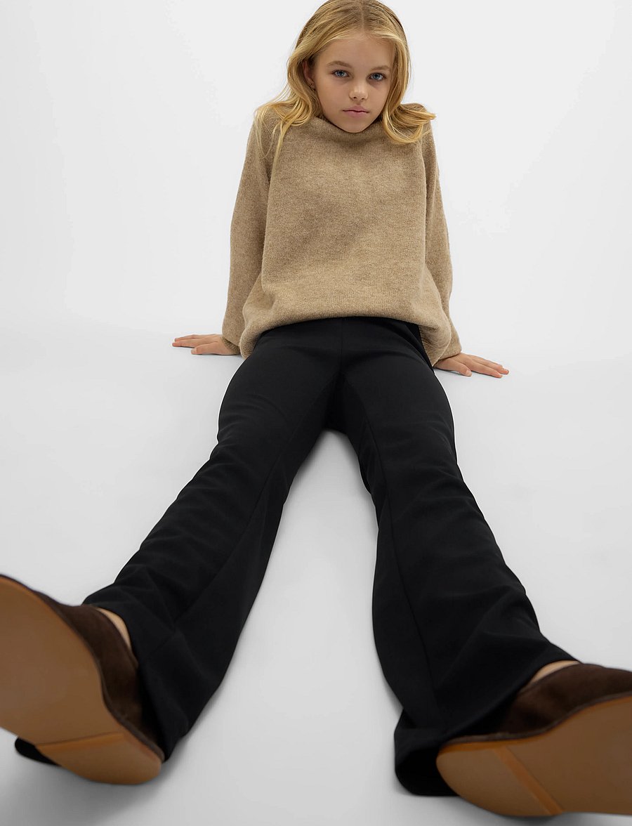 Vero Moda Girl - VMLUCCAKAMMA MW FLARED PANT GIRL NOOS - kaufen nach alter - black - 4
