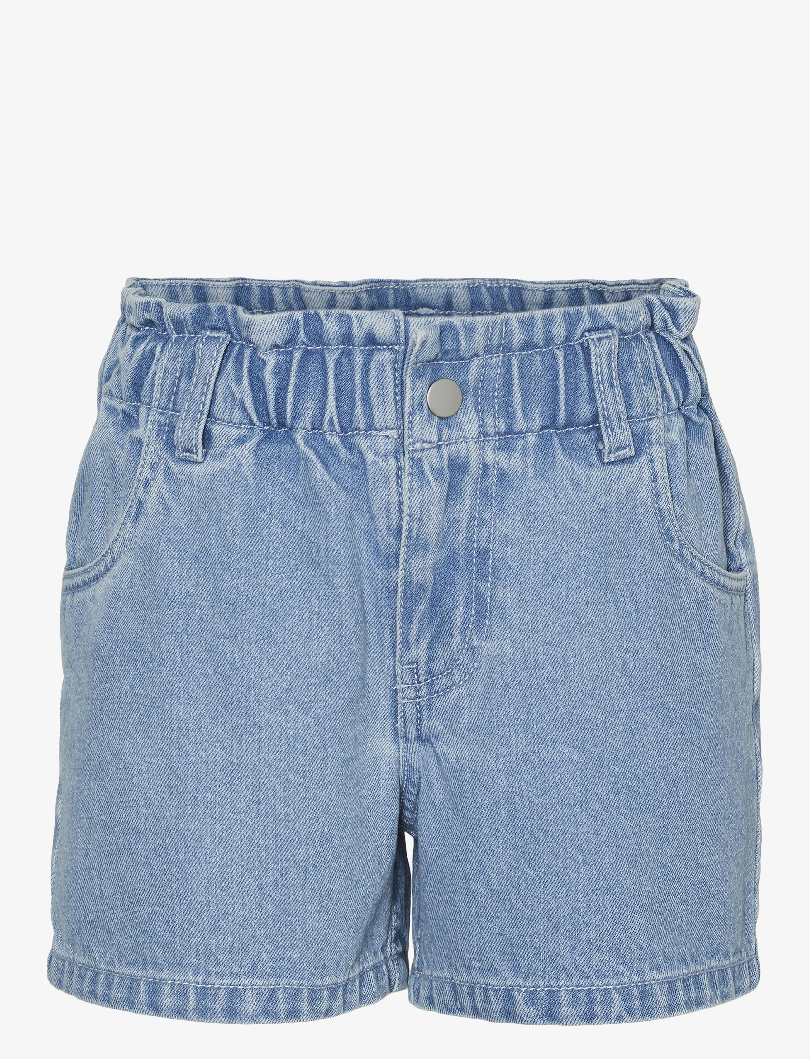 Vero Moda Girl - VMMARIE PAPERBAG SHORTS GIRL - light blue denim - 1