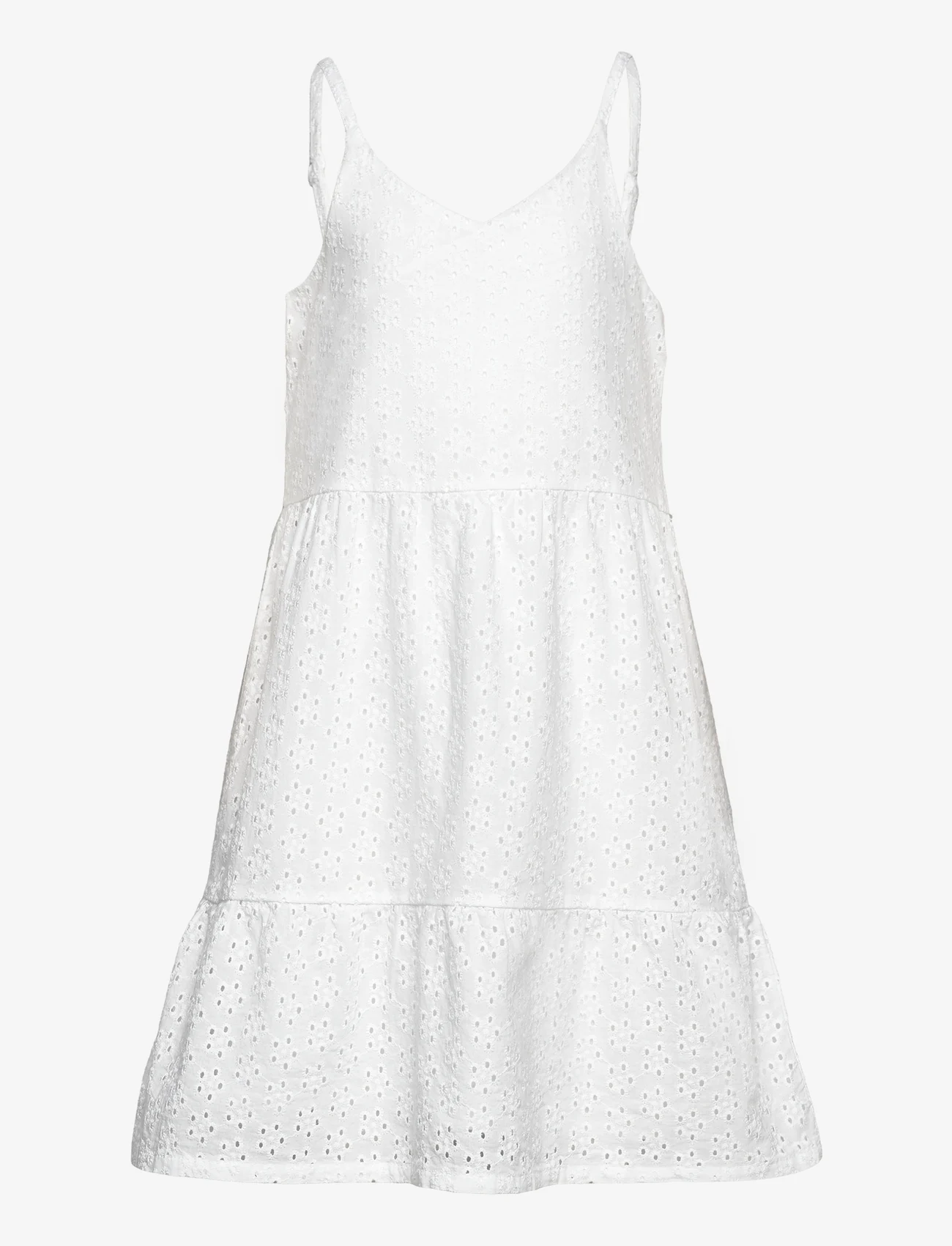 Vero Moda Girl - VMCAITLYN SL DRESS WVN GIRL - kjoler uten ermer i avslappet stil - bright white - 0