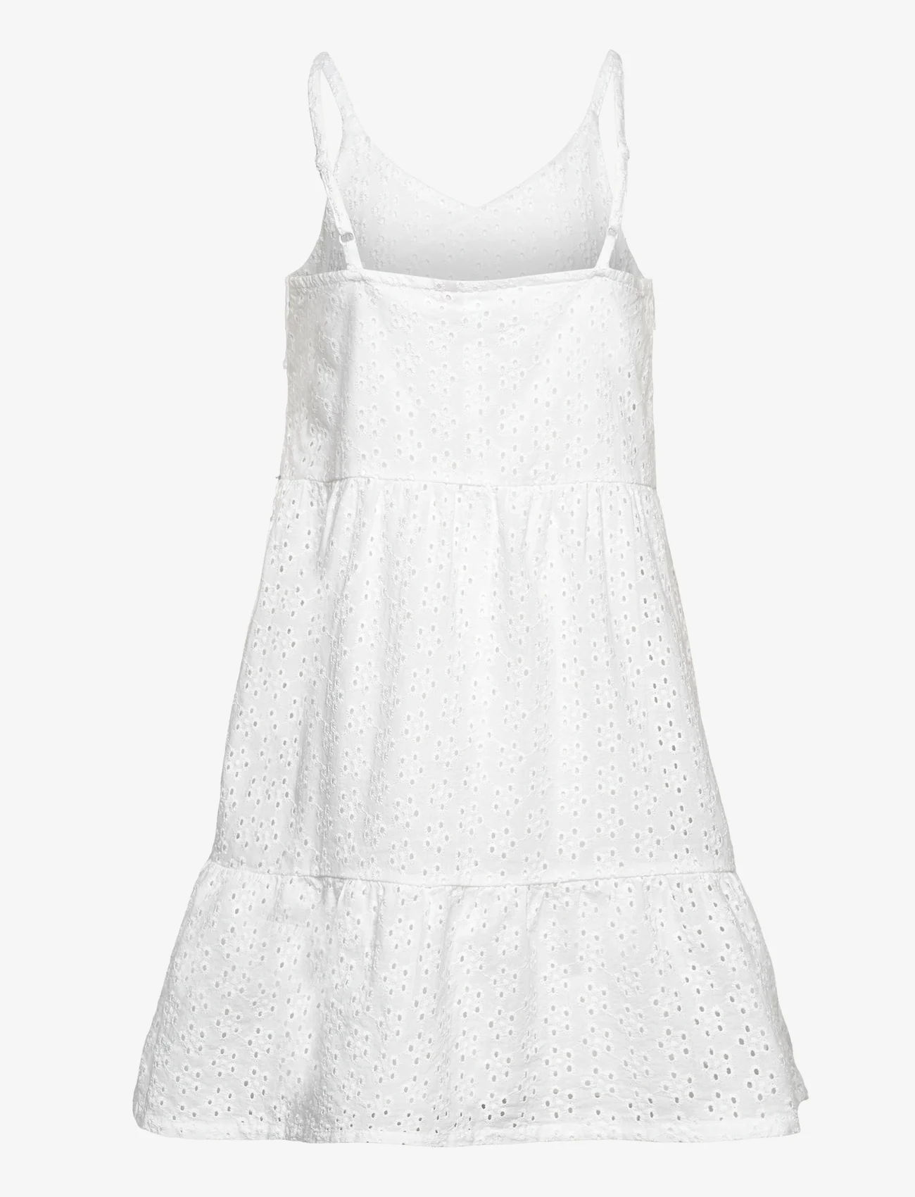 Vero Moda Girl - VMCAITLYN SL DRESS WVN GIRL - laisvalaikio suknelės be rankovių - bright white - 1