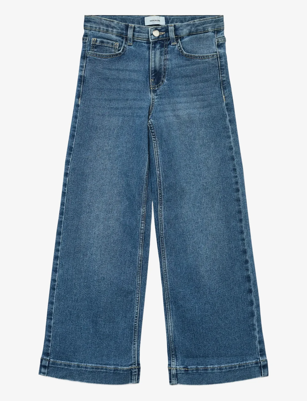 Vero Moda Girl - VMDAISY WIDE DENIM JNS MIX GIRL NOOS - alt laienevad teksad - medium blue denim - 1
