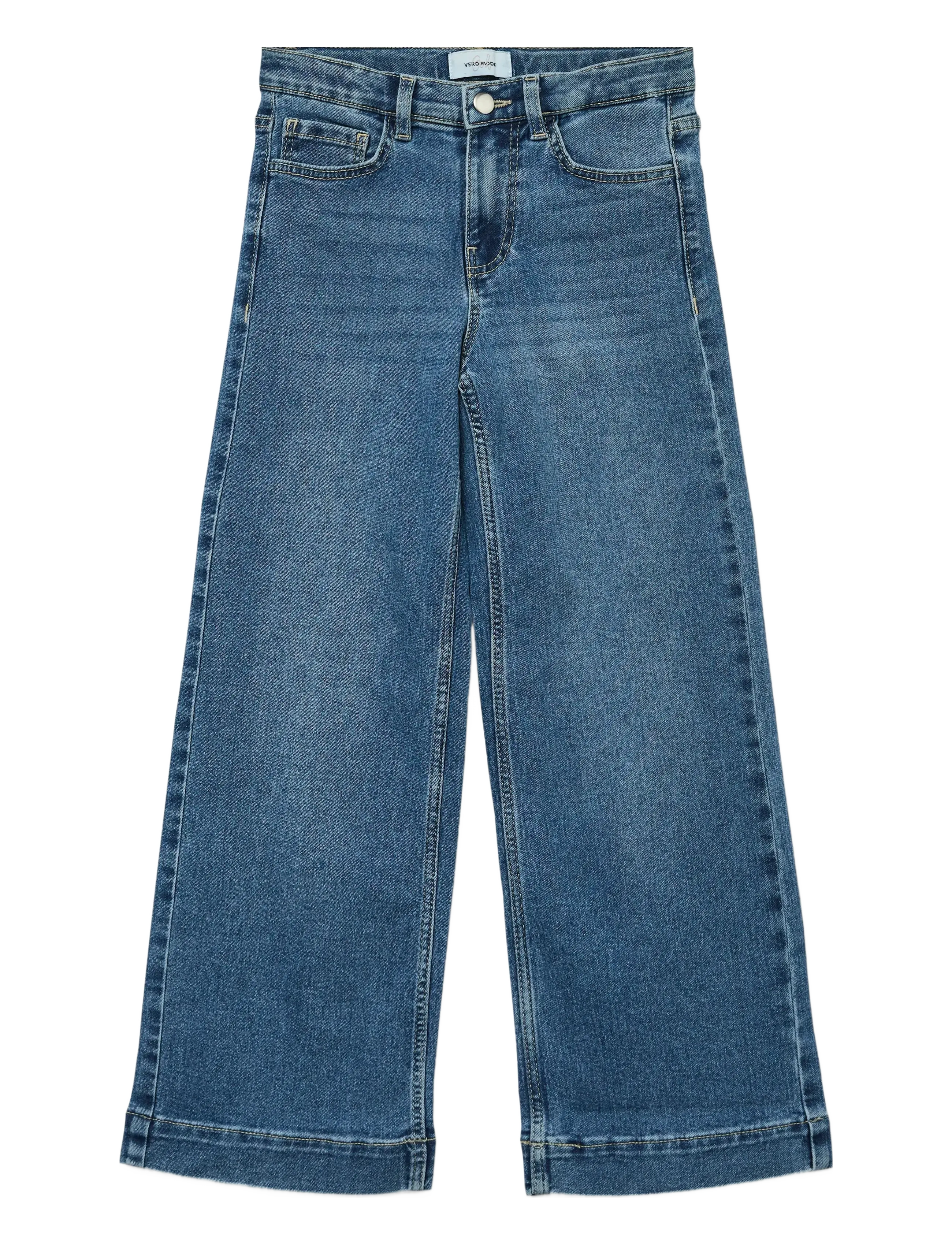 Vero Moda Girl VMDAISY WIDE DENIM JNS MIX GIRL NOOS - Jeans - MEDIUM BLUE DENIM / blue