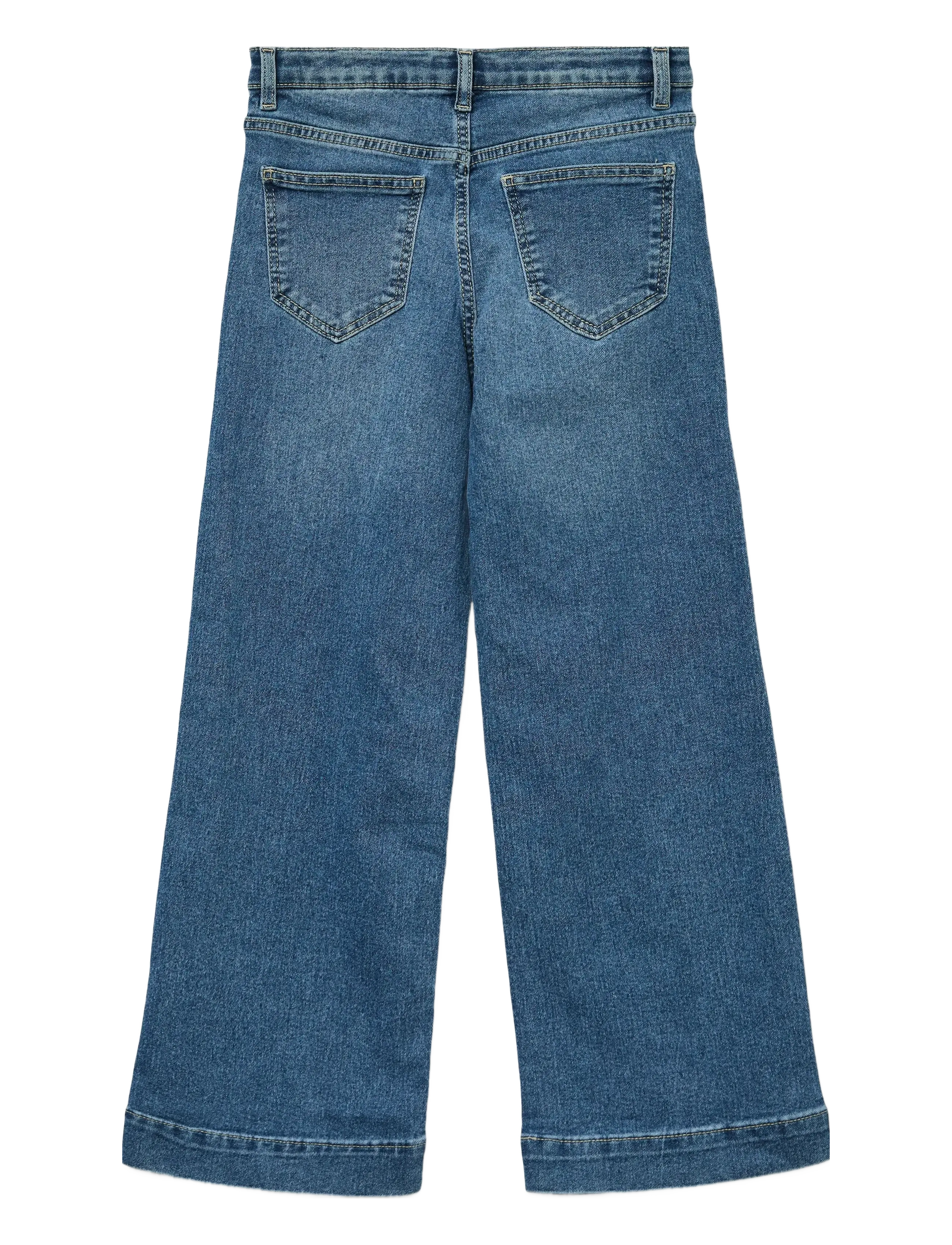 Vero Moda Girl - VMDAISY WIDE DENIM JNS MIX GIRL NOOS - jeans bootcut - medium blue denim - 2