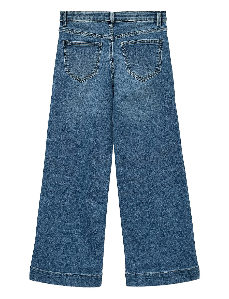 Vero Moda Girl - VMDAISY WIDE DENIM JNS MIX GIRL NOOS - jeans bootcut - medium blue denim - 2
