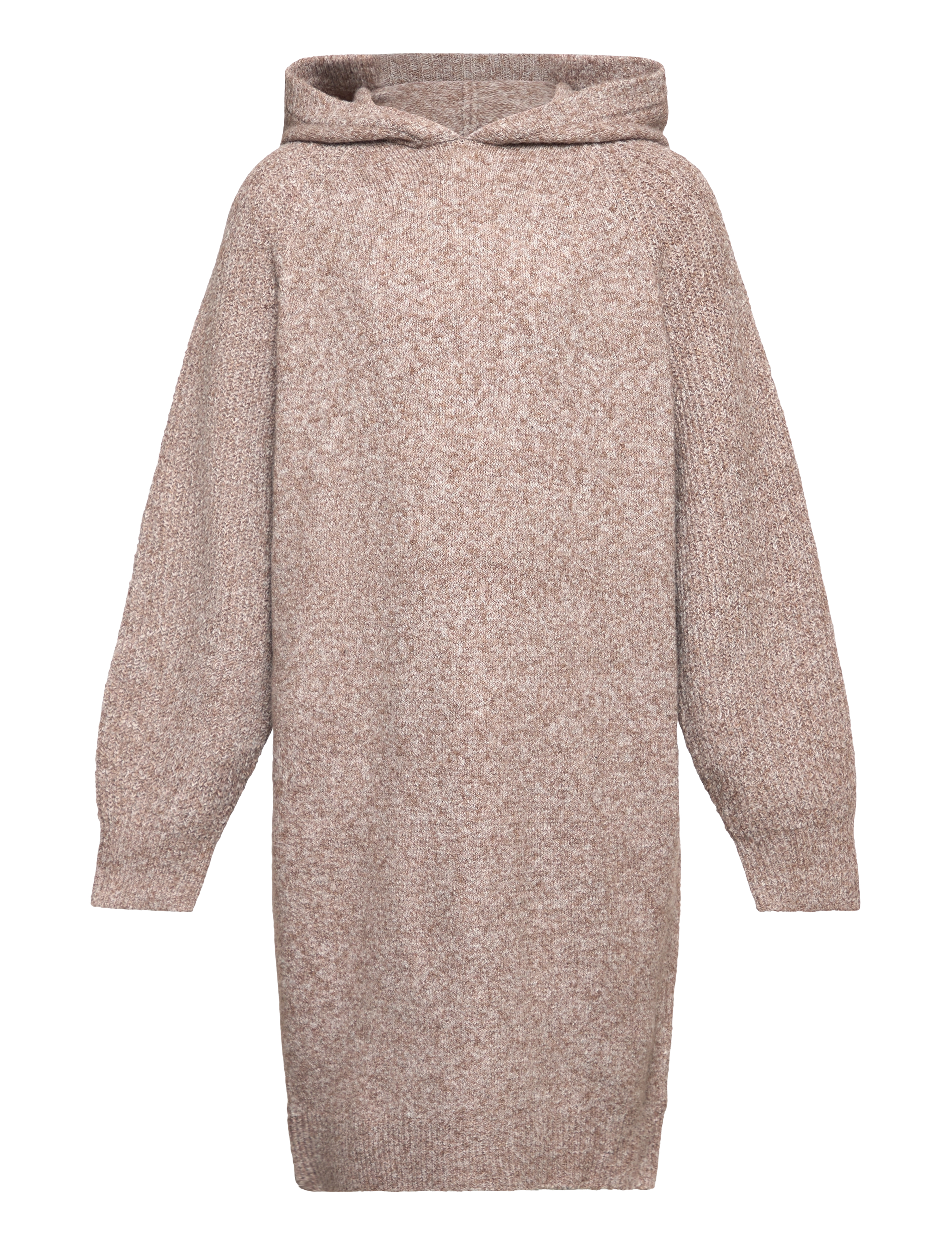 Vero Moda Girl VMDOFFY HOODIE LS SHORT DRESS GA B GIRL -  - BROWN LENTIL / beige