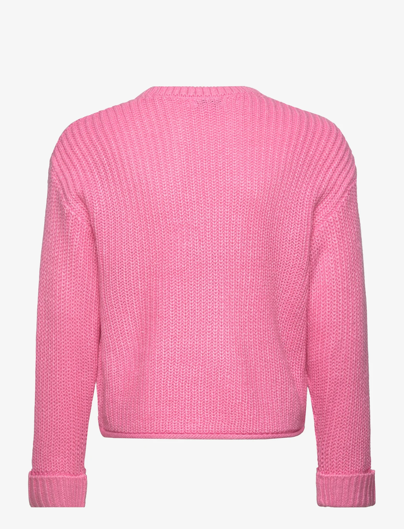 Vero Moda Girl - VMSAYLA FOLD LS O-NCK PULLOVER GIRL NOOS - džemperi - sachet pink - 1