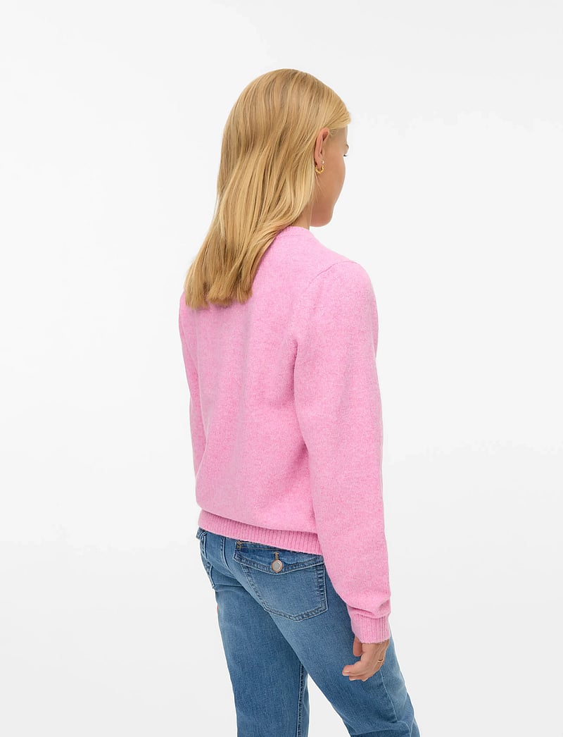 Vero Moda Girl - VMDOFFY LS O-NECK BLOUSE GA NOOS GIRL - trøjer - fuchsia pink - 3