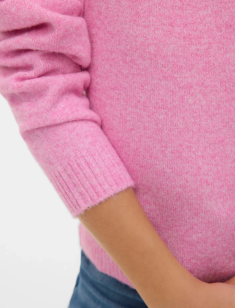 Vero Moda Girl - VMDOFFY LS O-NECK BLOUSE GA NOOS GIRL - trøjer - fuchsia pink - 5