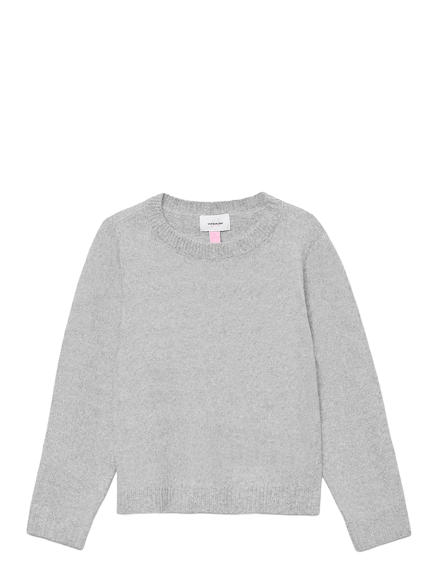 Vero Moda Girl - VMDOFFY LS O-NECK BLOUSE GA NOOS GIRL - trøjer - light grey melange - 1