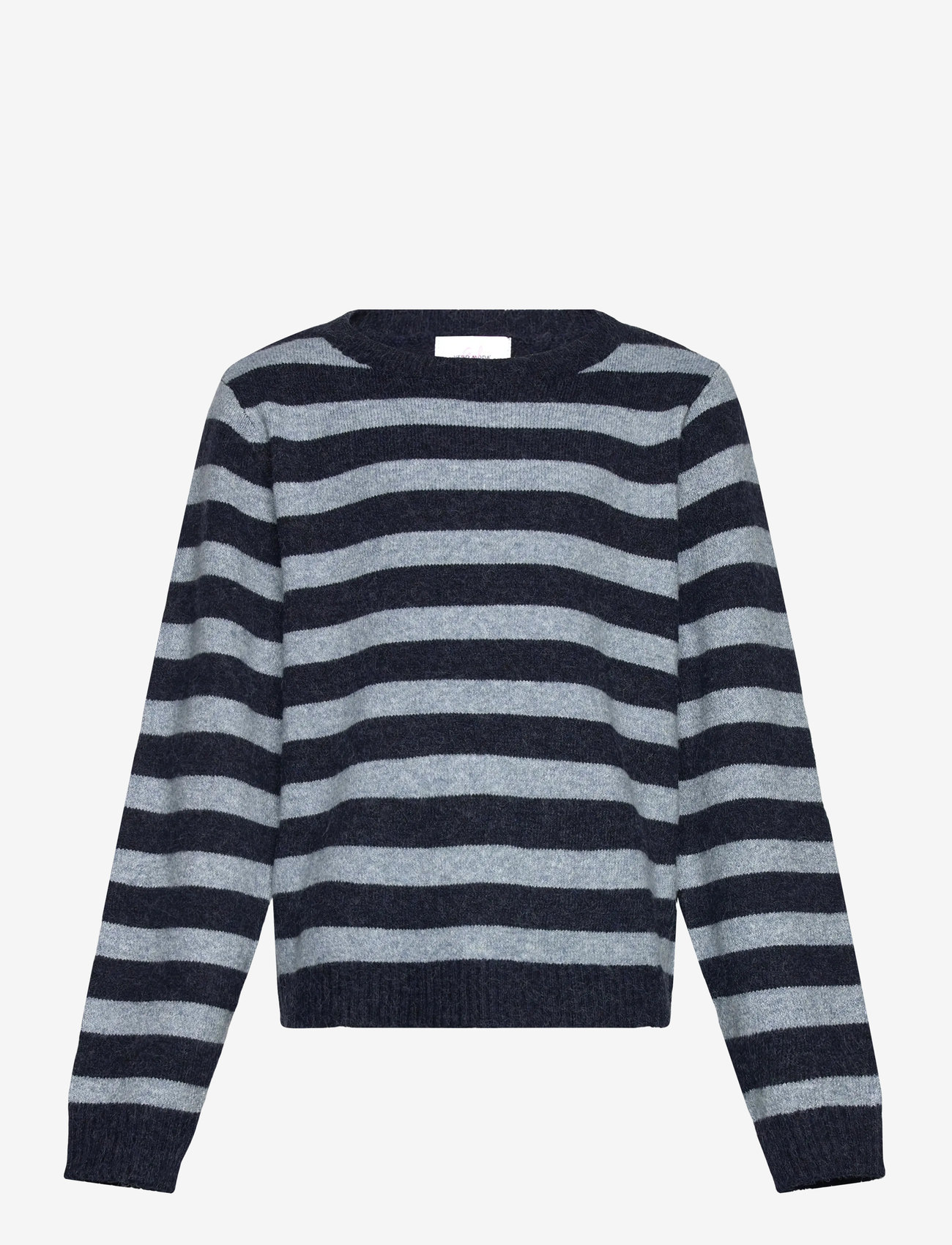 Vero Moda Girl - VMDOFFY LS O-NECK BLOUSE GA NOOS GIRL - stickade tröjor - navy blazer - 0