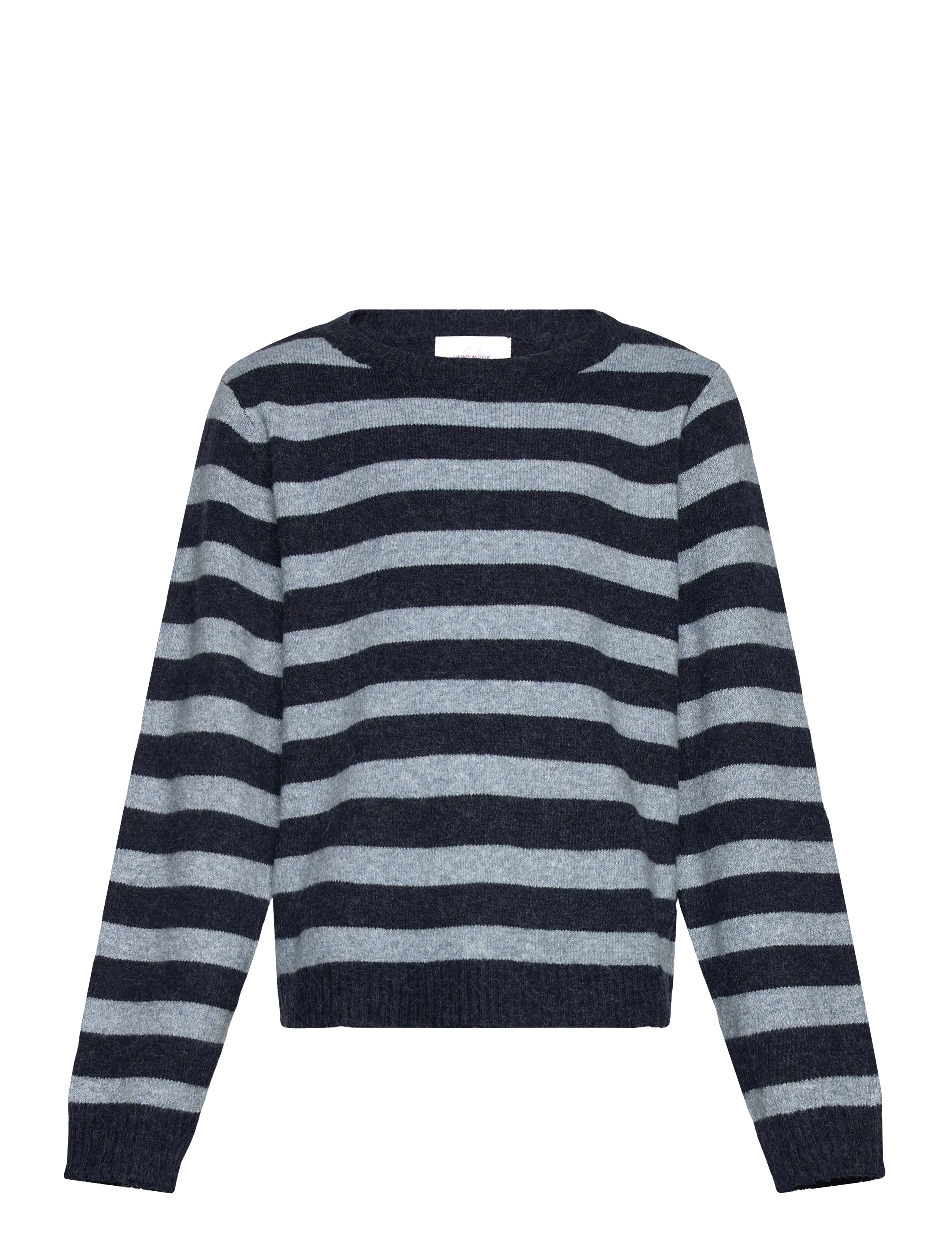 Vero Moda Girl VMDOFFY LS O-NECK BLOUSE GA NOOS GIRL - Kläder - NAVY BLAZER / grey
