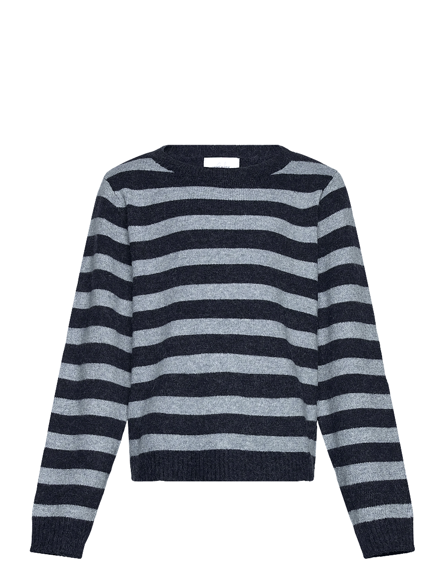 Vero Moda Girl - VMDOFFY LS O-NECK BLOUSE GA NOOS GIRL - pullover - navy blazer - 1