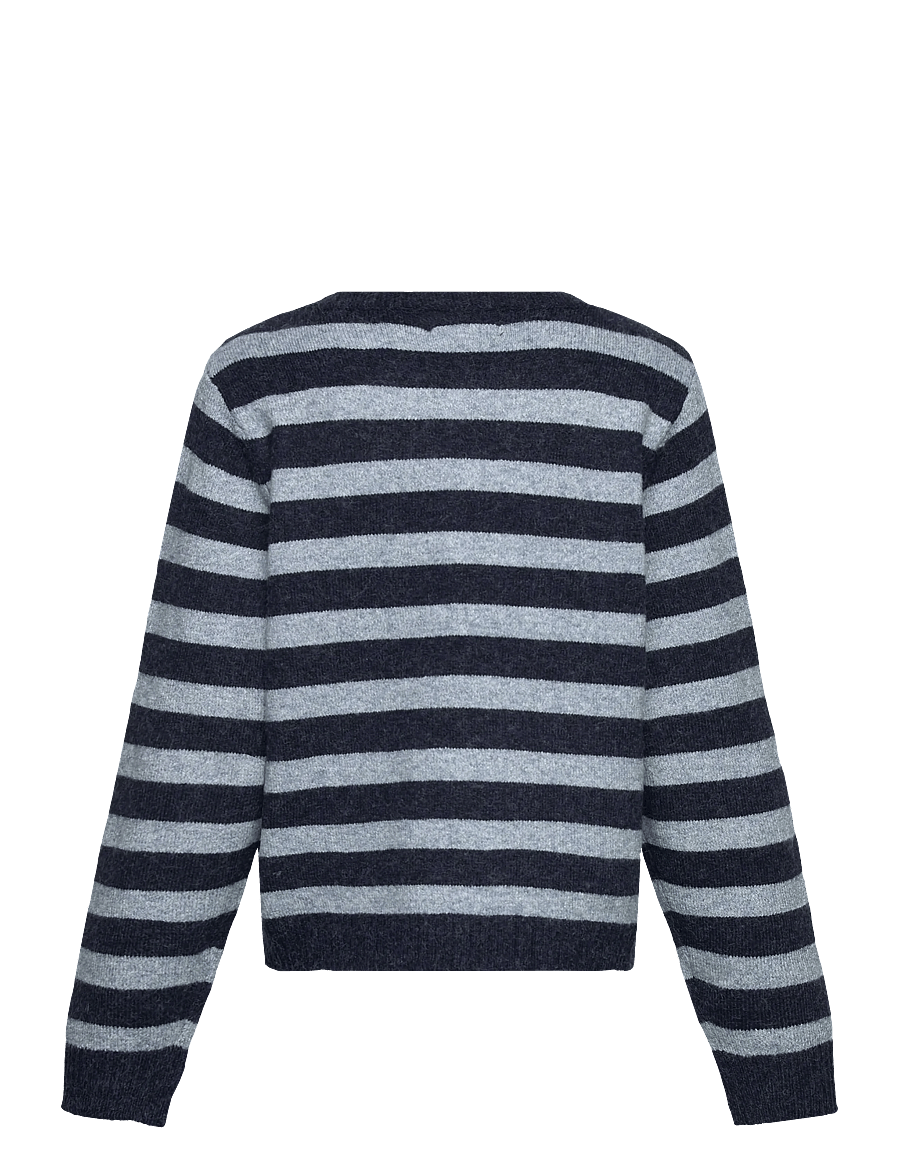 Vero Moda Girl - VMDOFFY LS O-NECK BLOUSE GA NOOS GIRL - pullover - navy blazer - 2