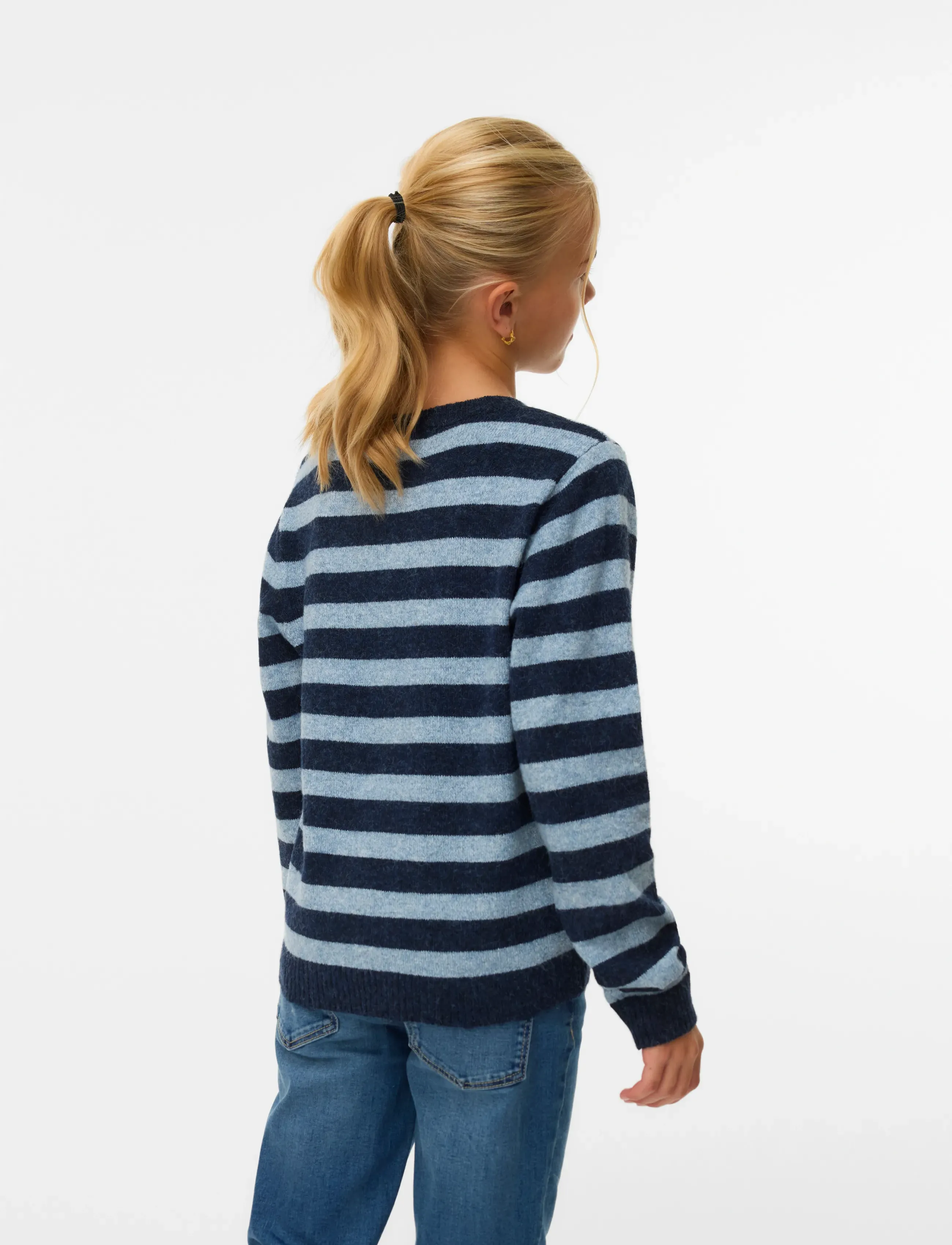 Vero Moda Girl - VMDOFFY LS O-NECK BLOUSE GA NOOS GIRL - pullover - navy blazer - 3