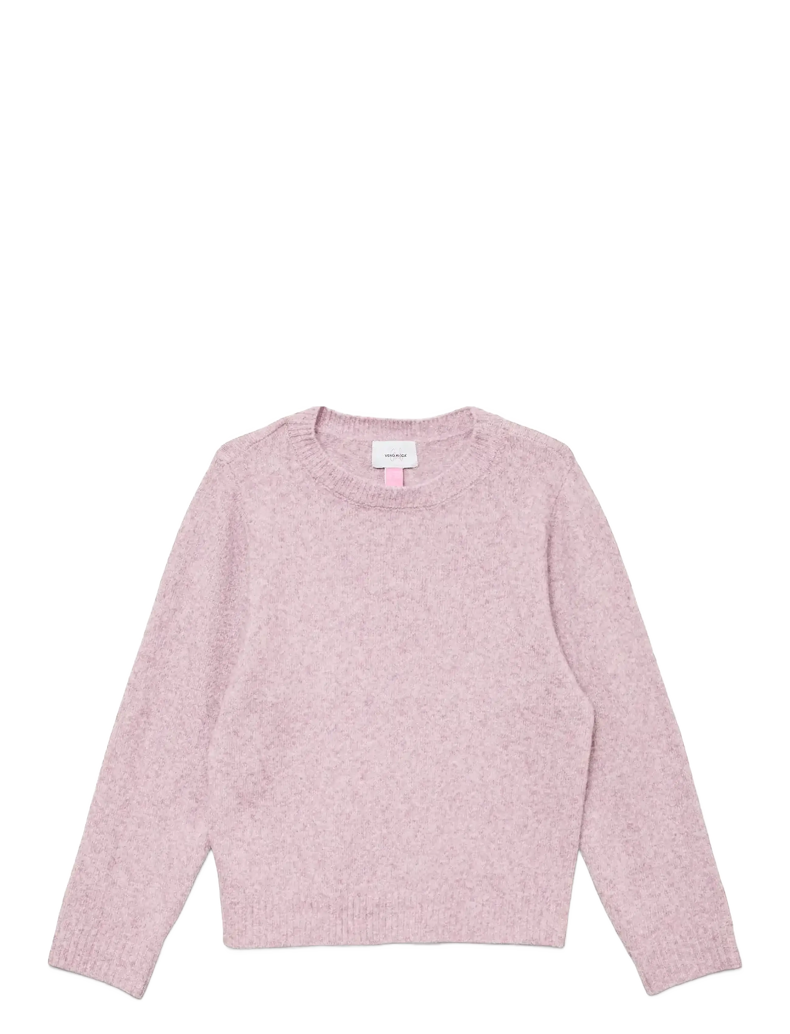 Vero Moda Girl - VMDOFFY LS O-NECK BLOUSE GA NOOS GIRL - pullover - pink-a-boo - 1