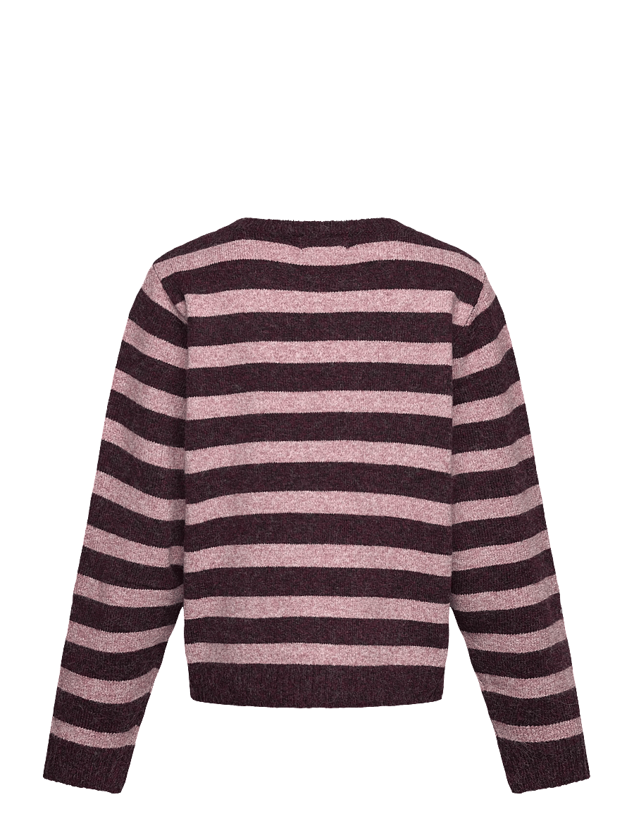 Vero Moda Girl - VMDOFFY LS O-NECK BLOUSE GA NOOS GIRL - pullover - winetasting - 2