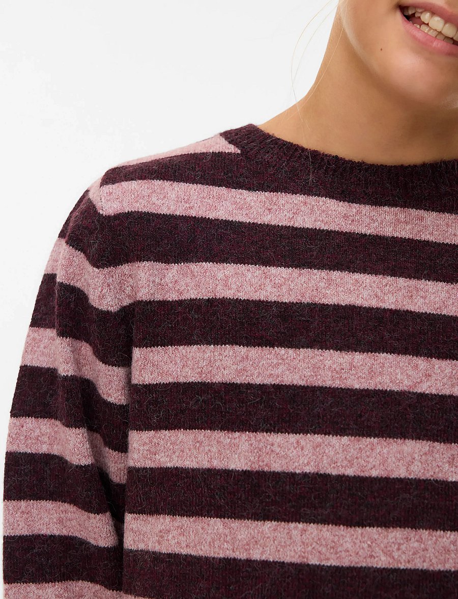 Vero Moda Girl - VMDOFFY LS O-NECK BLOUSE GA NOOS GIRL - pullover - winetasting - 5