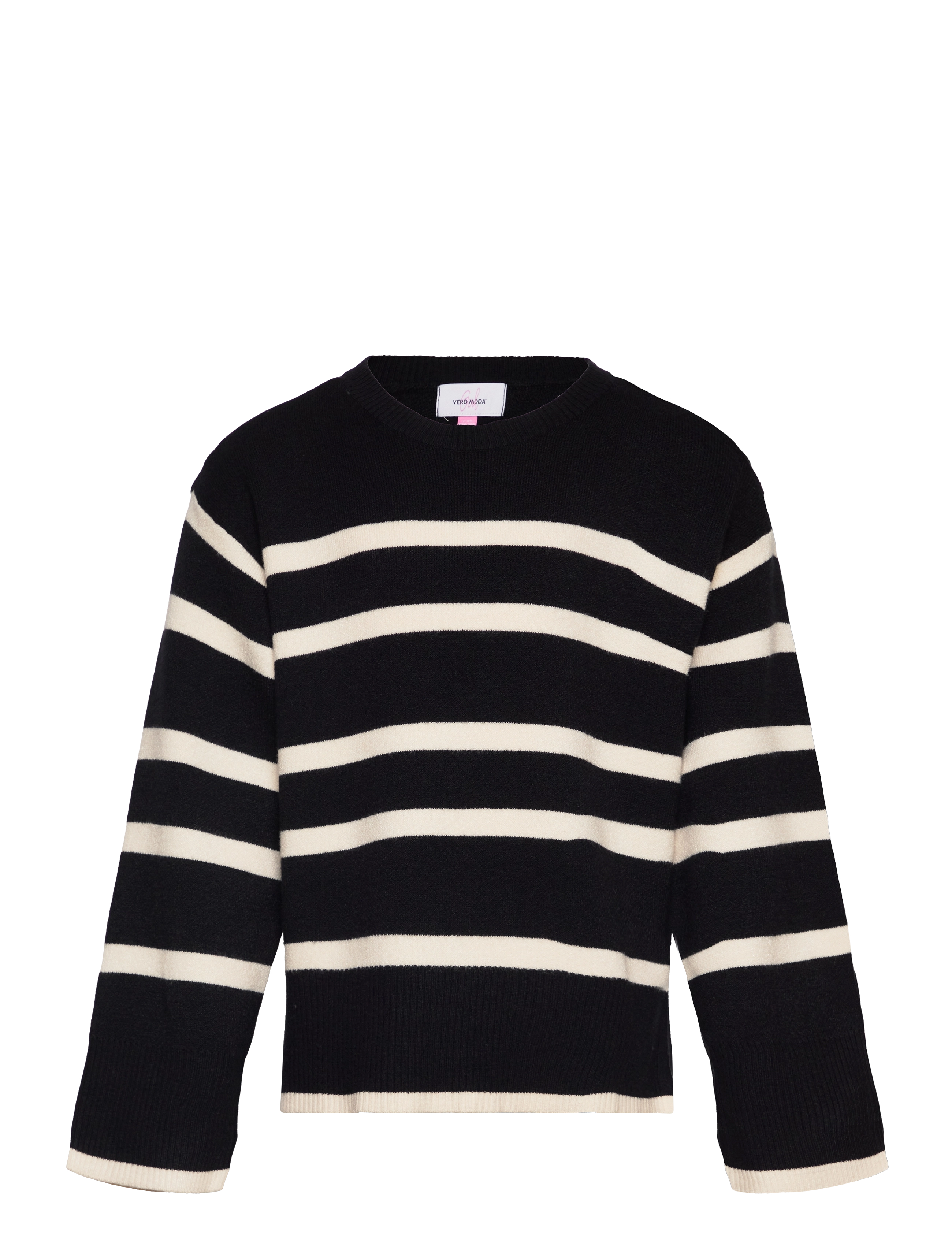 Vero Moda Girl VMSABA LS O-NECK PULLOVER GA GIRL NOOS - Trøjer - BLACK / black