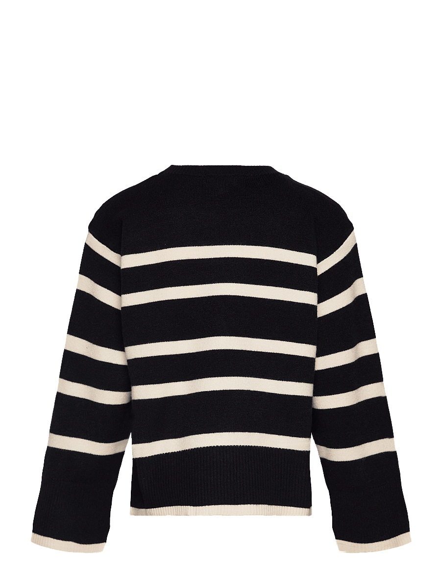 Vero Moda Girl - VMSABA LS O-NECK PULLOVER GA GIRL NOOS - rudens apģērbi - black - 1