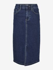 Vero Moda Girl - VMHEATHER CALF DENIM SKIRT GIRL - jeansowe spódnice - medium blue denim - 0