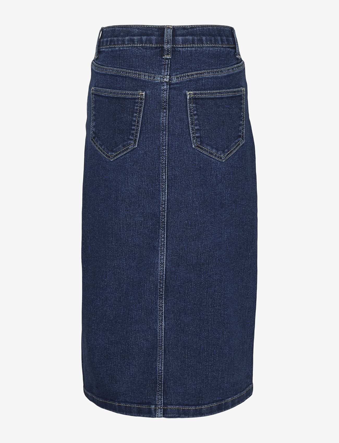 Vero Moda Girl - VMHEATHER CALF DENIM SKIRT GIRL - jeansowe spódnice - medium blue denim - 1