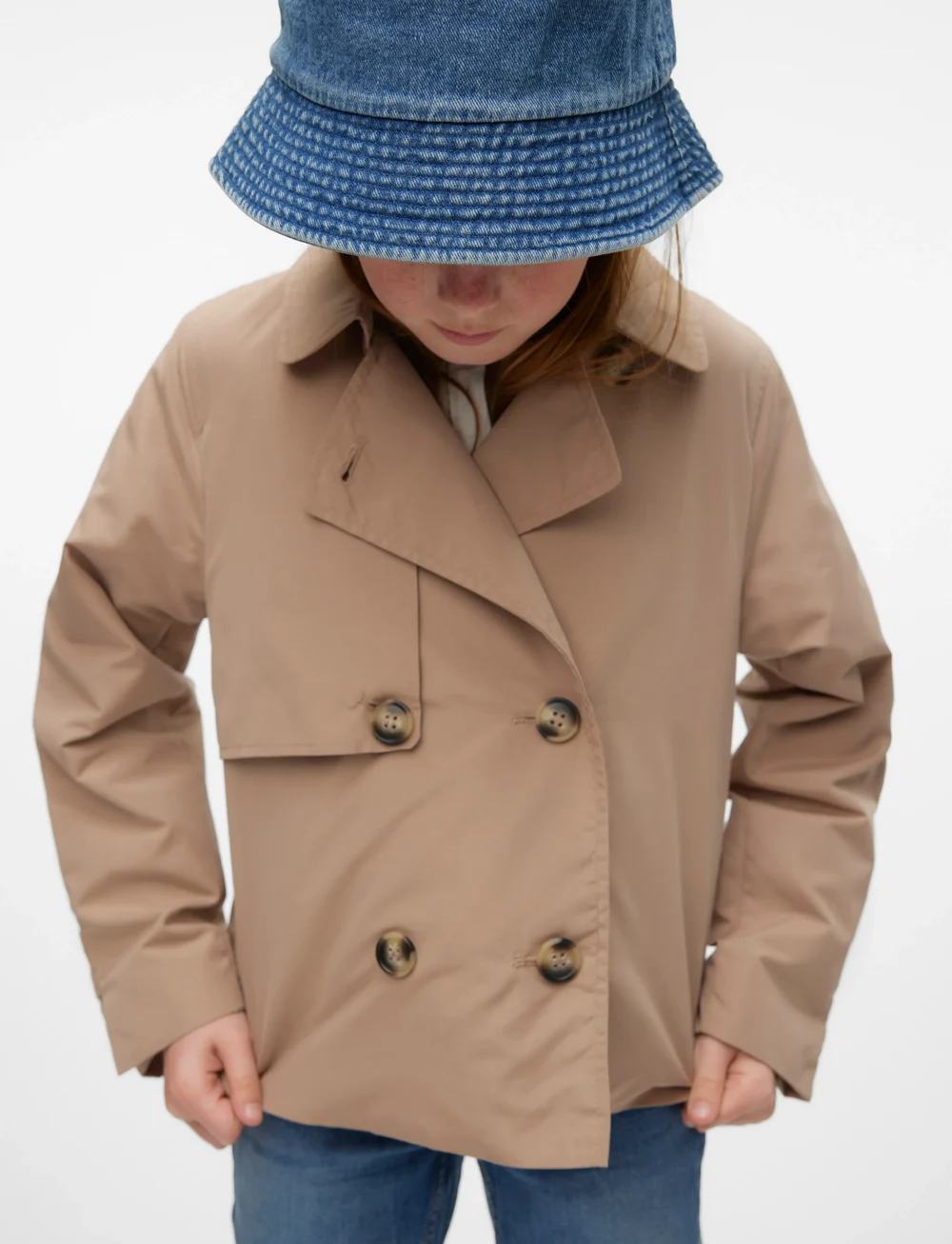 Vero Moda Girl - VMZOA TRENCHCOAT GIRL - lichte jassen - silver mink - 5