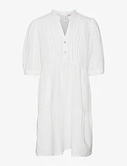 Vero Moda Girl - VMNATALI 2/4 LACE SHORT DRESS WVN GIRL - short-sleeved casual dresses - snow white - 0