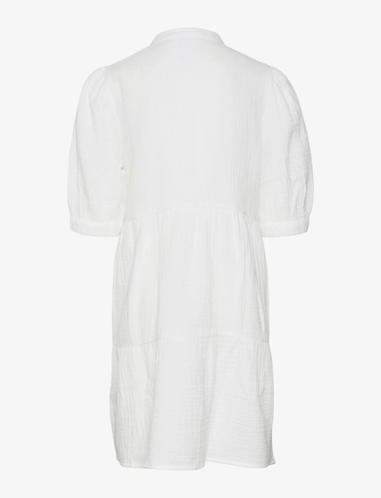 Vero Moda Girl - VMNATALI 2/4 LACE SHORT DRESS WVN GIRL - short-sleeved casual dresses - snow white - 1