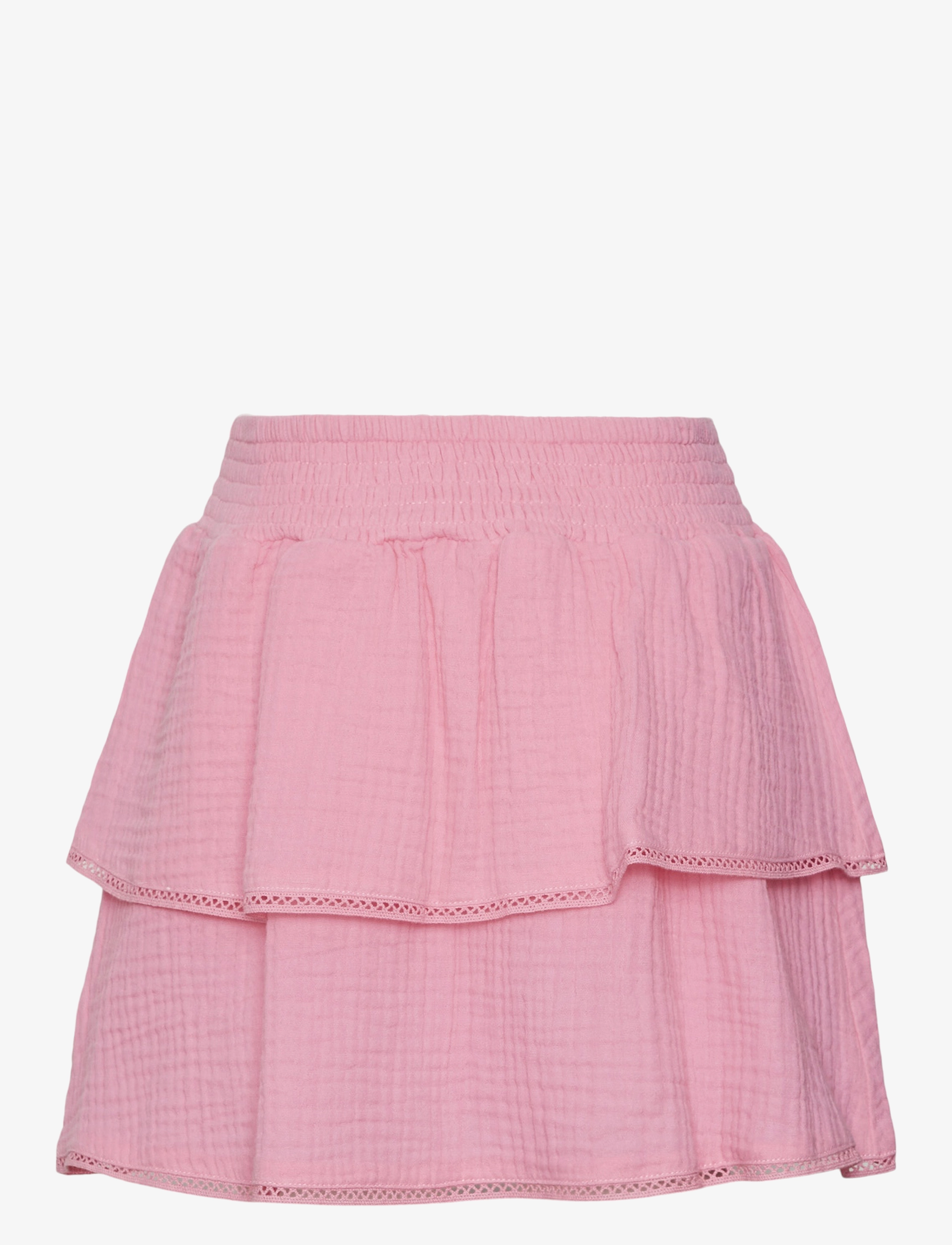 Vero Moda Girl - VMNATALI HW SHORT LACE SKIRT WVN GIRL - pink cosmos - 1