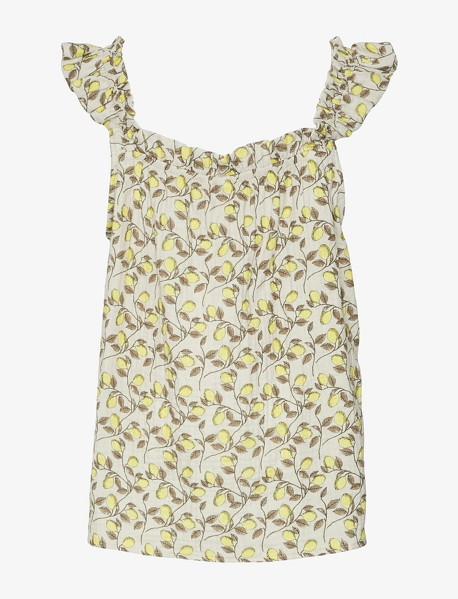 Vero Moda Girl - VMNATALI SL TOP WVN GIRL - snow white - 1