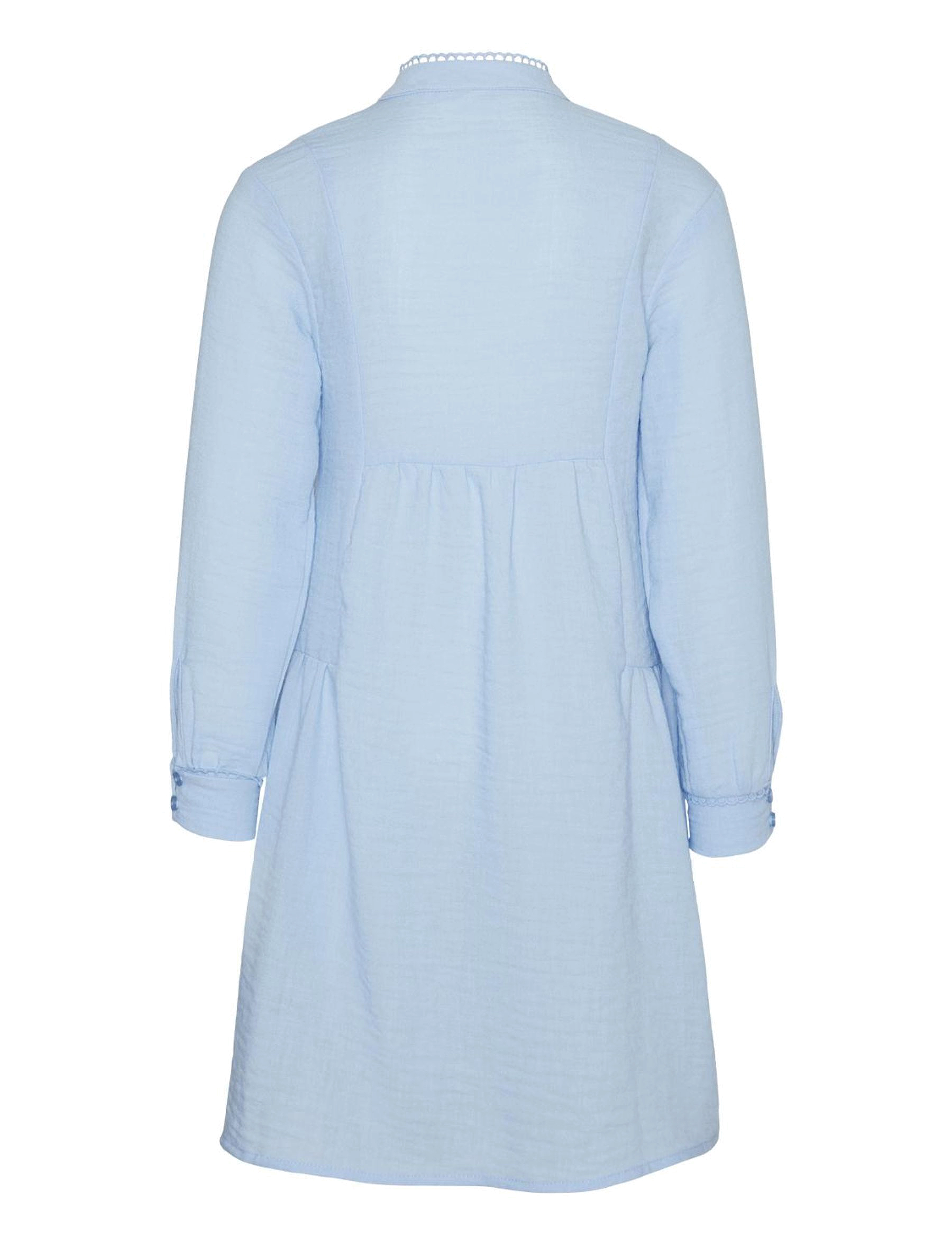 Vero Moda Girl - VMCHRIS DETAIL LS SHIRT DRESS WVN GIRL - dutch canal - 2