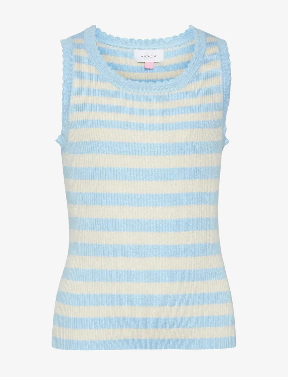 Vero Moda Girl - VMFIJI SL U-NECK TOP GA GIRL - tanktops - dutch canal - 0