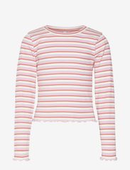 Vero Moda Girl - VMHELLE LS STRIPE TOP JRS GIRL - long-sleeved t-shirts - pastel lavender - 0