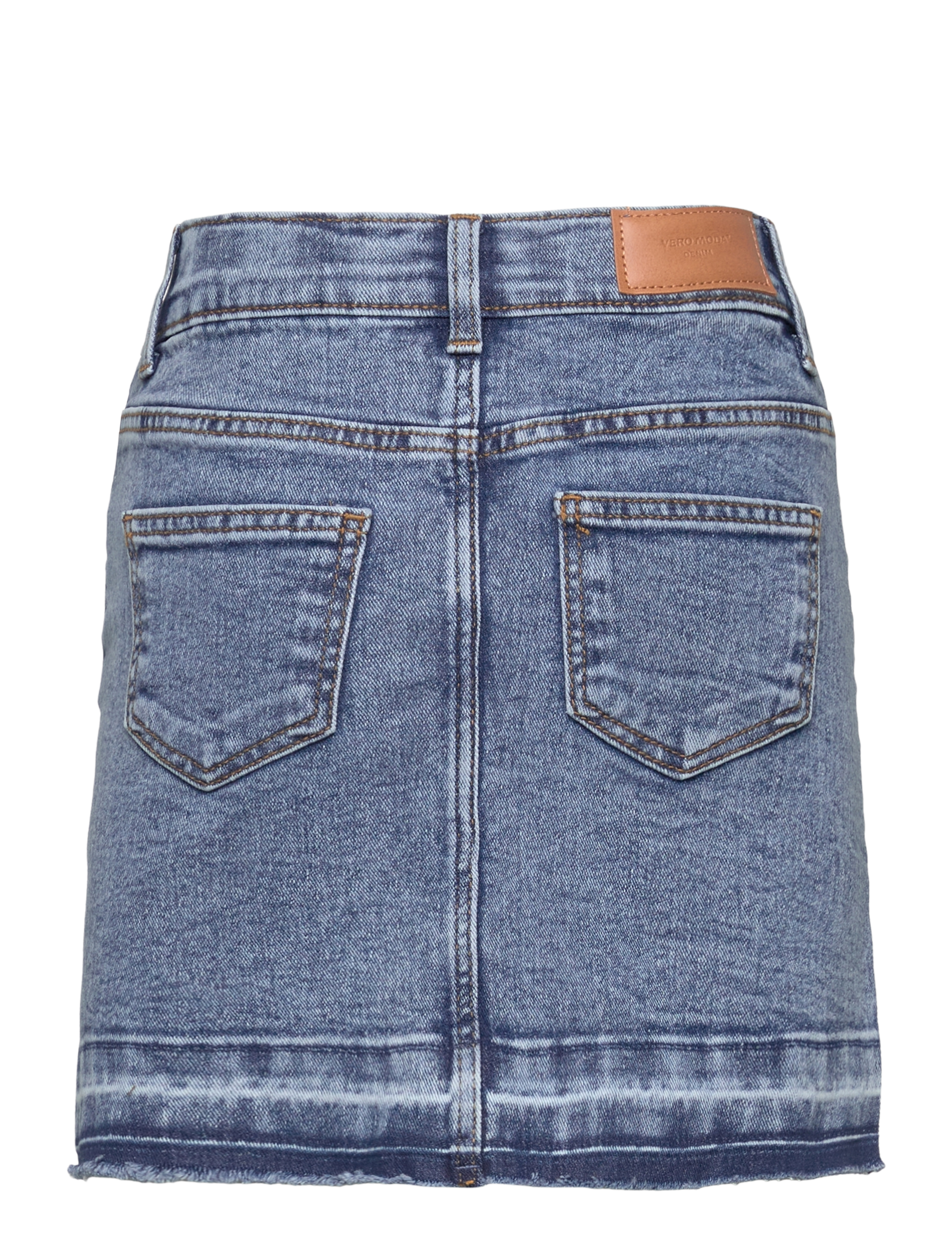 Vero Moda Girl - VMHAILEY SHORT FOLD DOWN DNM SKIRT GIRL - light blue denim - 1