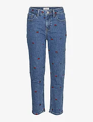 Vero Moda Girl - VMOLIVIA MOM EMB DENIM JEANS RA379 GIRL - regular jeans - medium blue denim - 0