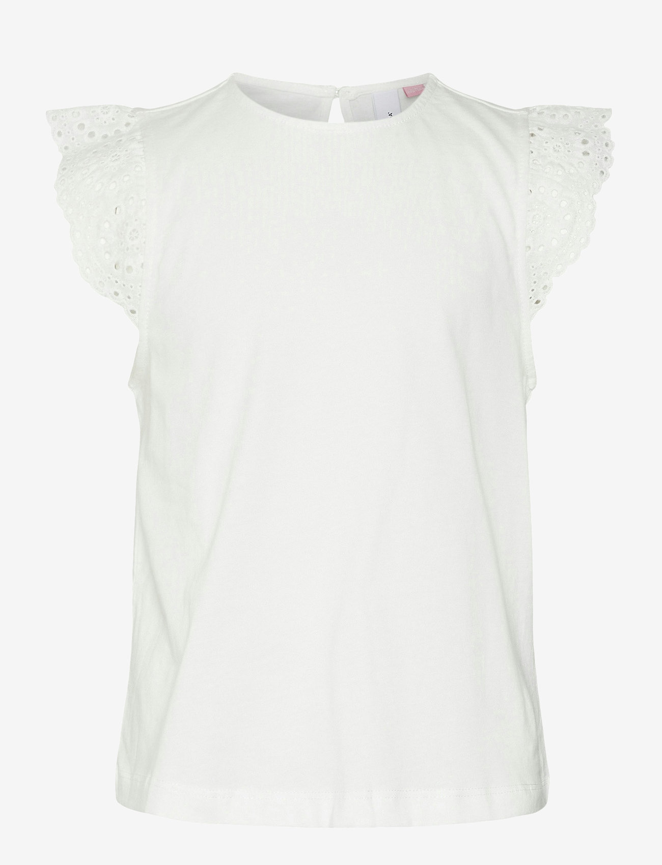 Vero Moda Girl - VMEMILY SL GATHERING TOP JRS GIRL - blusar & tunikor - snow white - 1