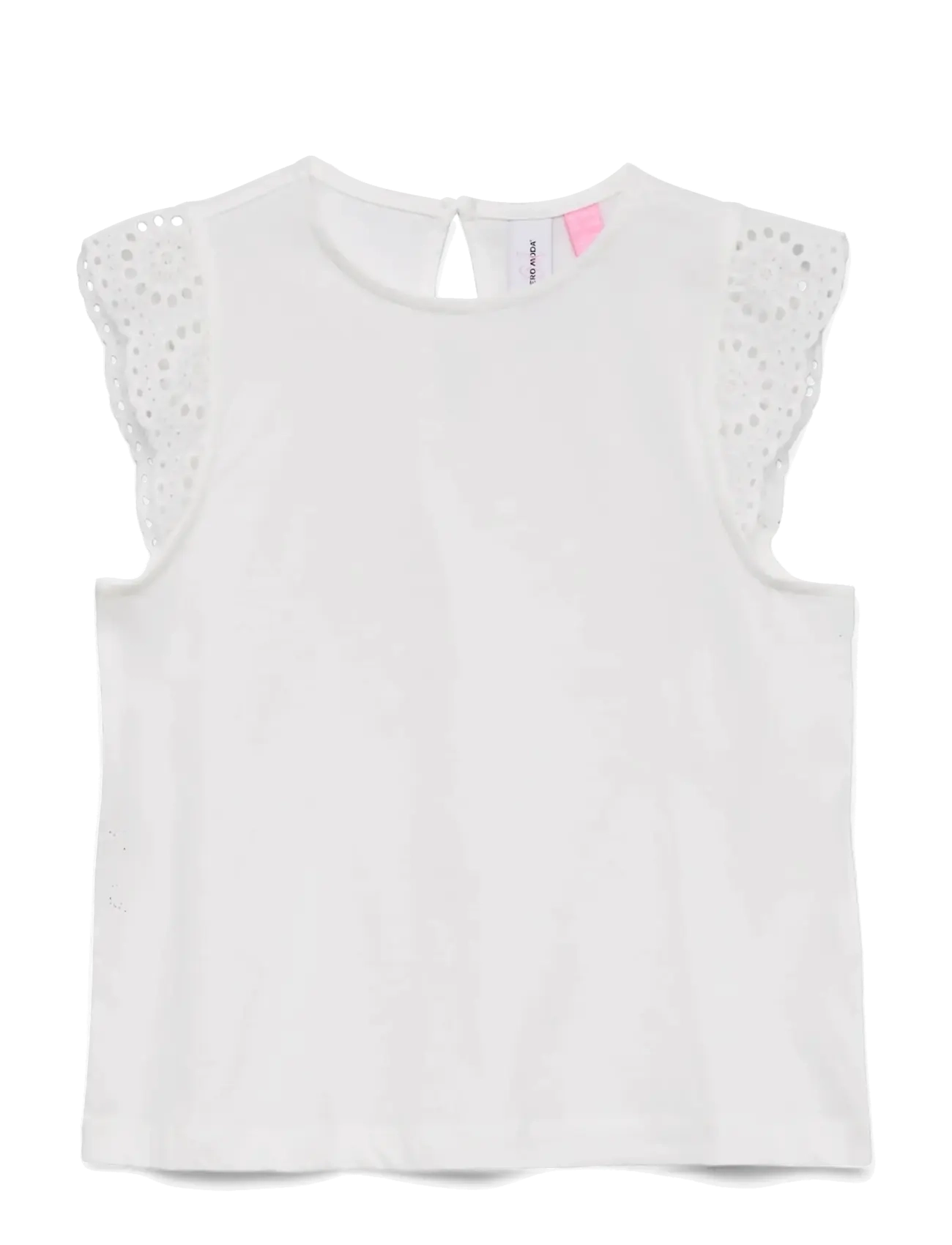 Vero Moda Girl VMEMILY SL GATHERING TOP JRS GIRL NOOS - Kleidung - SNOW WHITE / white