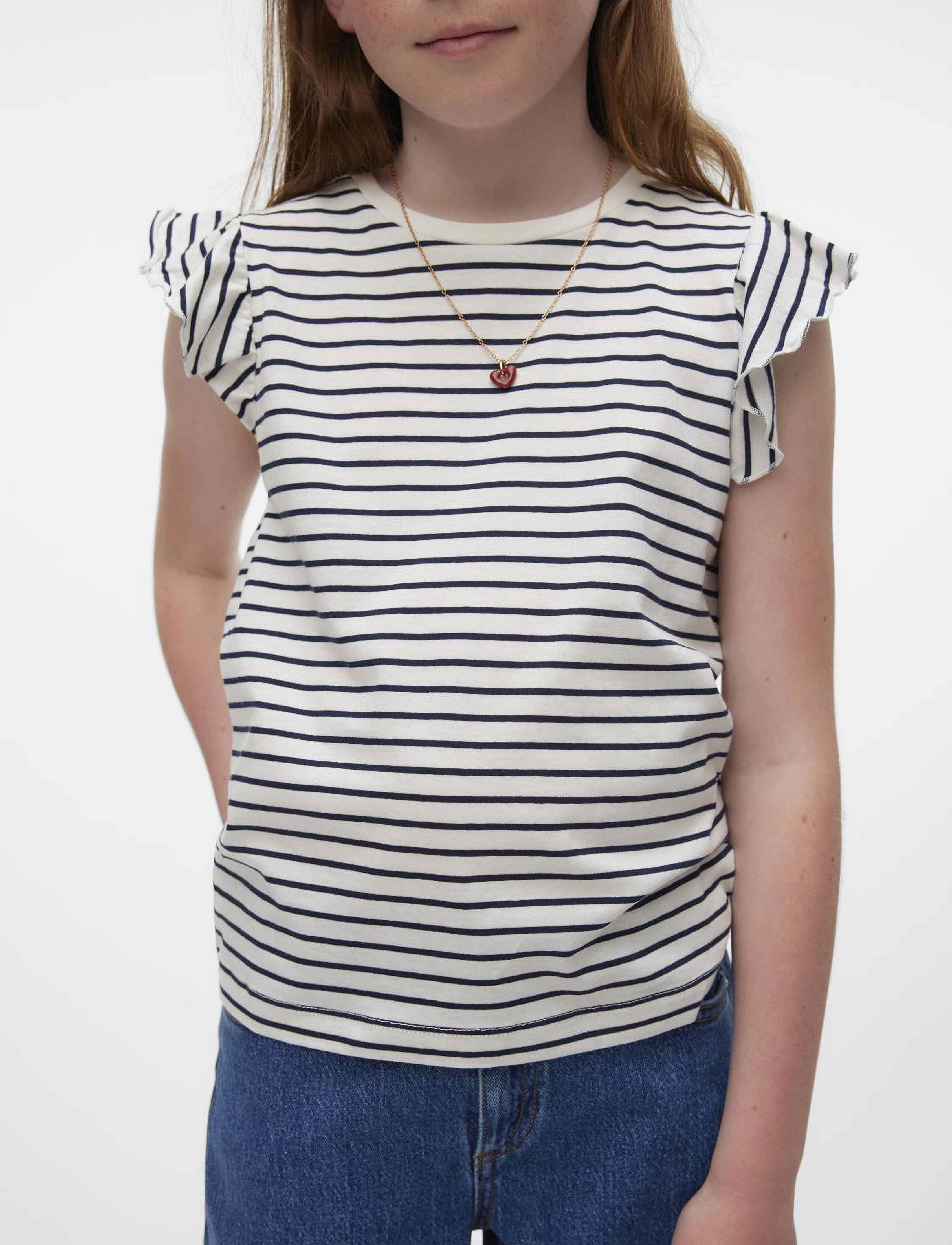 Vero Moda Girl - VMLEILA FRANCIS SL TOP JRS GIRL - navy blazer - 3