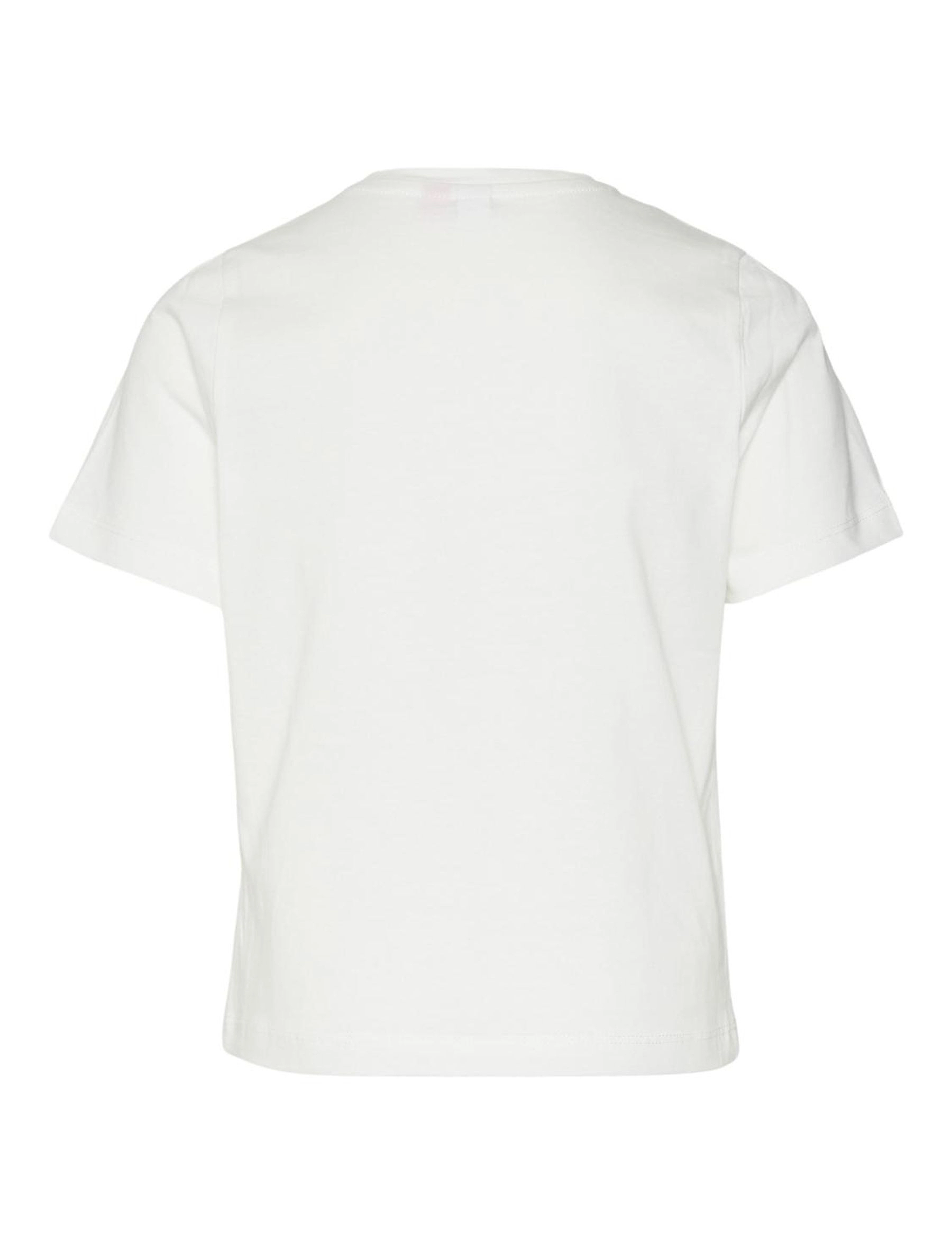 Vero Moda Girl - VMPANNA GLENN POCKET SS TOP JRS GIRL - snow white - 2