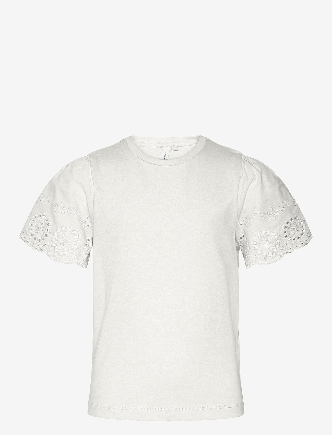 Vero Moda Girl - VMEMILY SS O-NECK TOP JRS GIRL NOOS - kortærmede t-shirts - snow white - 1