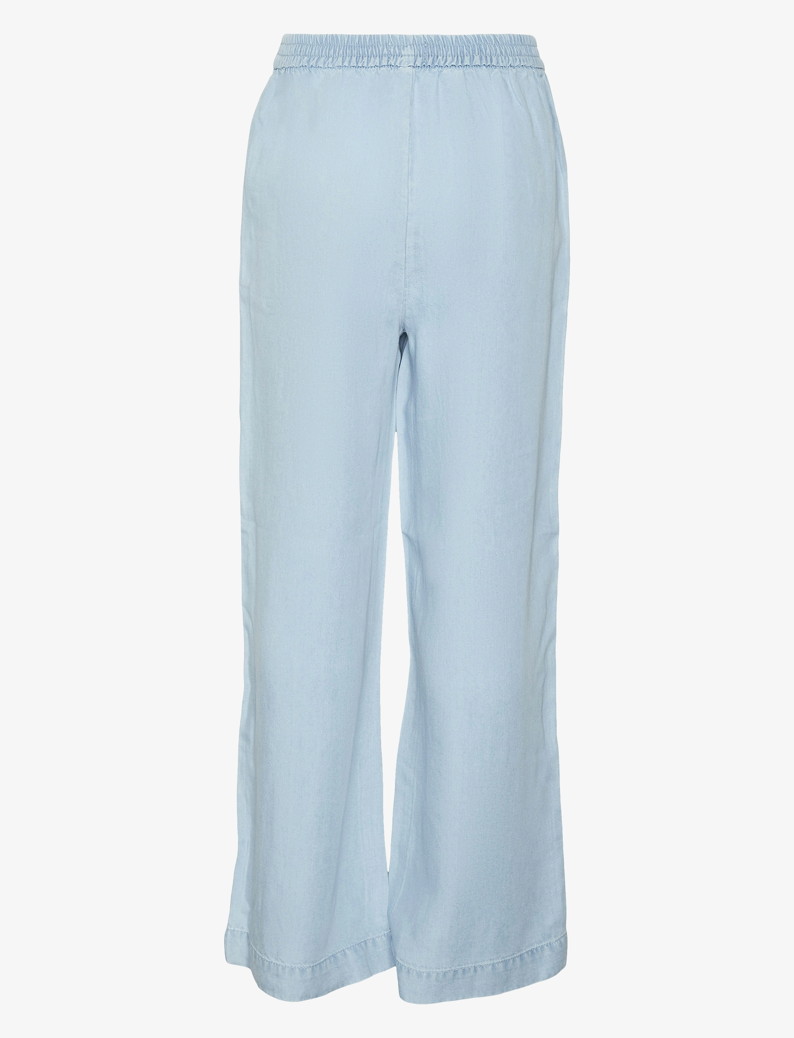 Vero Moda Girl - VMBREE HR PAPERBAG WIDE PANT GIRL - light blue denim - 1