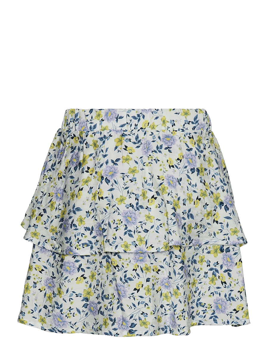 Vero Moda Girl - VMIRIS LEA MW SHORT SKIRT WVN GIRL - snow white - 1
