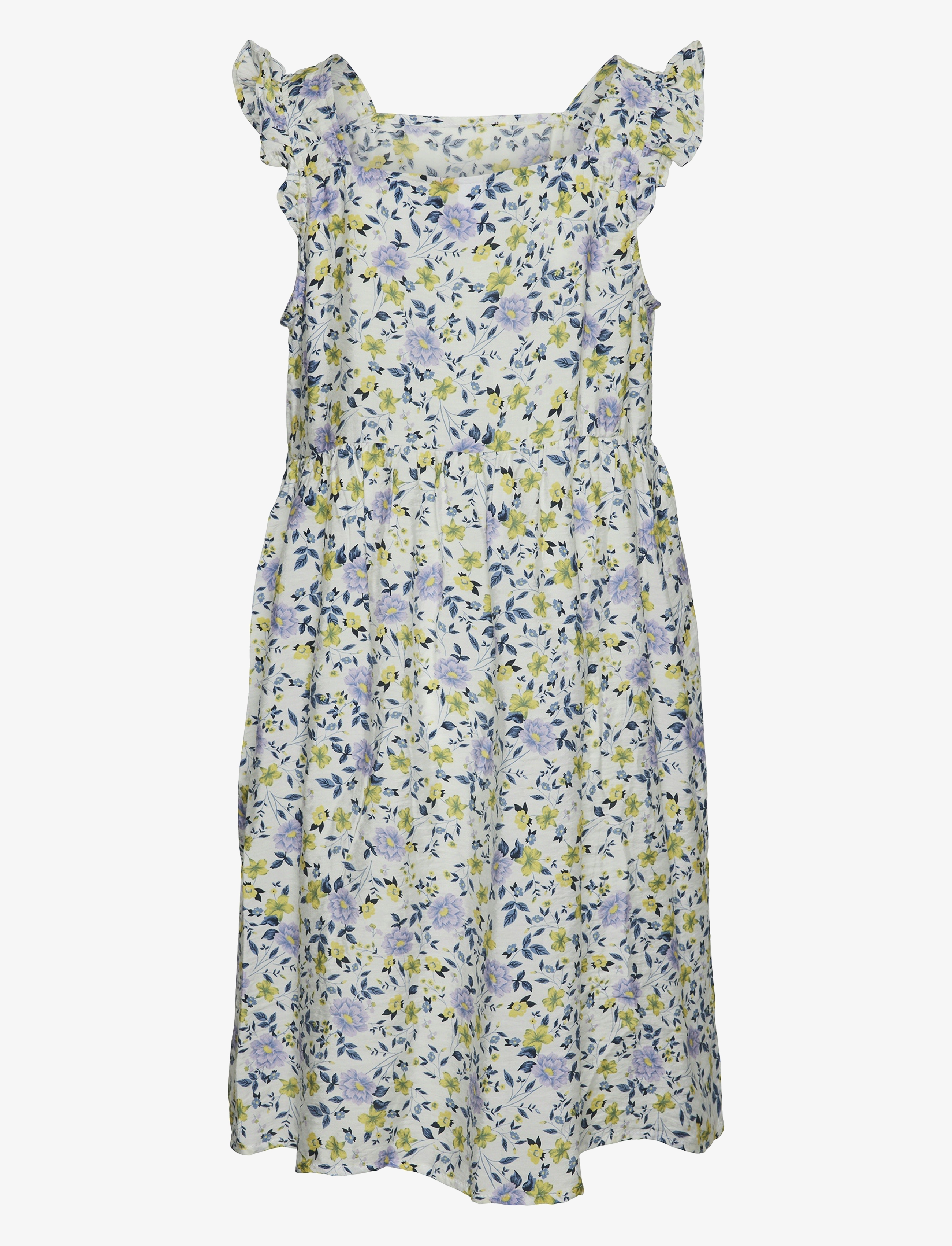 Vero Moda Girl - VMIRIS LEA SS SHORT DRESS WVN GIRL - snow white - 1