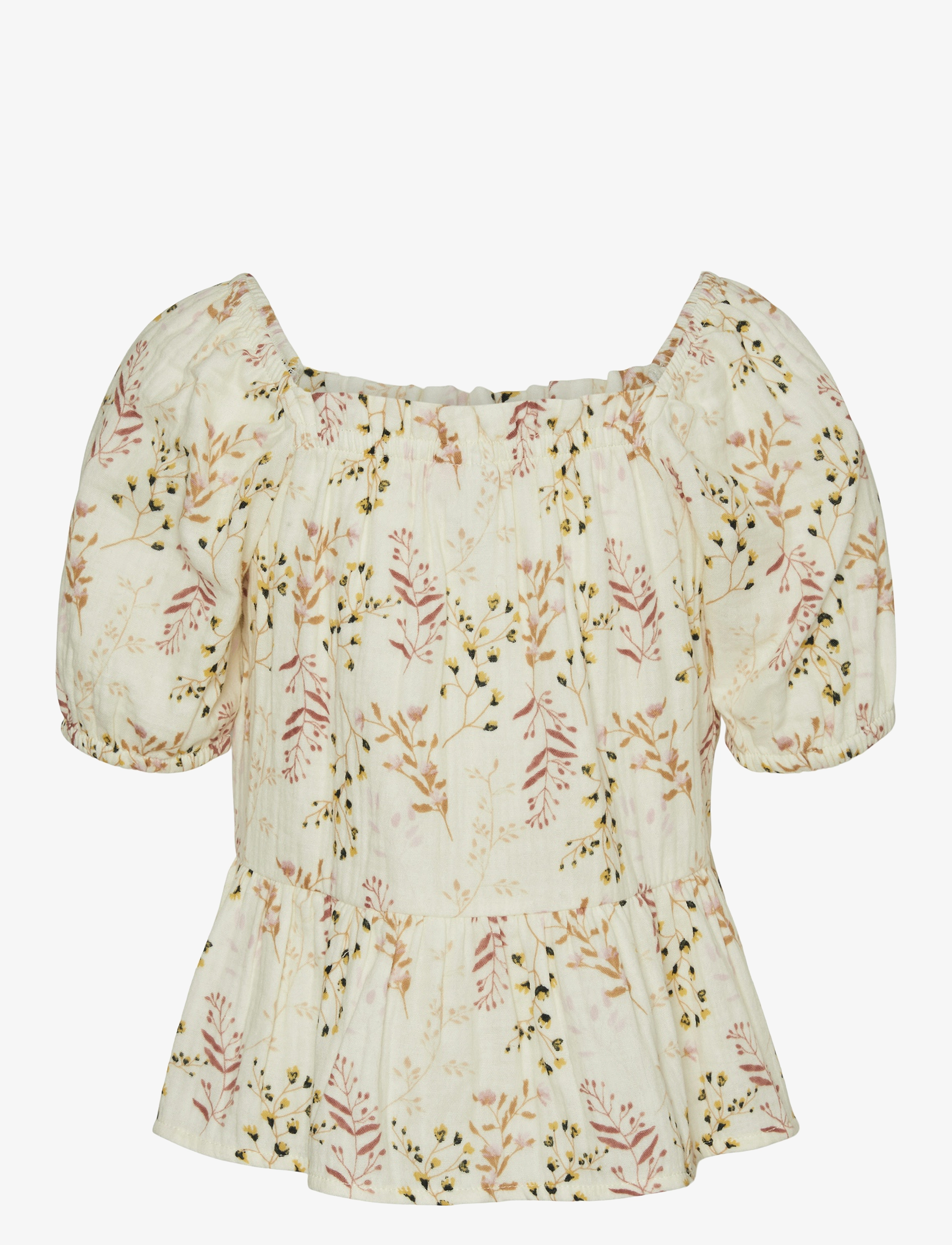 Vero Moda Girl - VMGLOW NATALI SS TOP WVN GIRL - pebble - 1